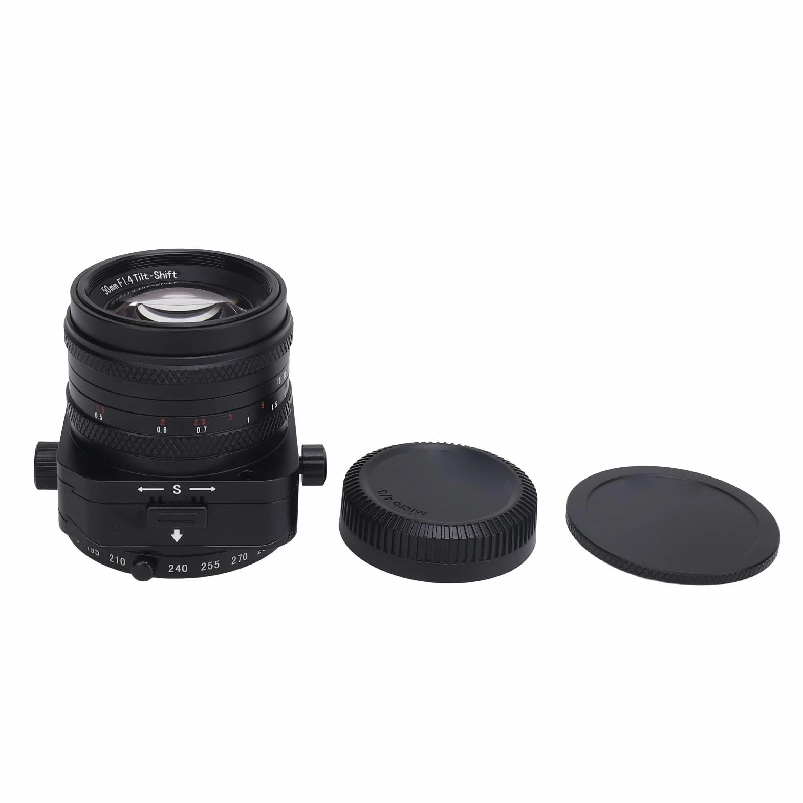 Obiektyw Stałoogniskowy 50 Mm F1,4 z Ręcznym Ustawianiem Ostrości do Portu M4/3, Aparatu G1 PL1 E PL2, Standardowego Obiektywu Stałoogniskowego APS C MF o Dużej Aperturze