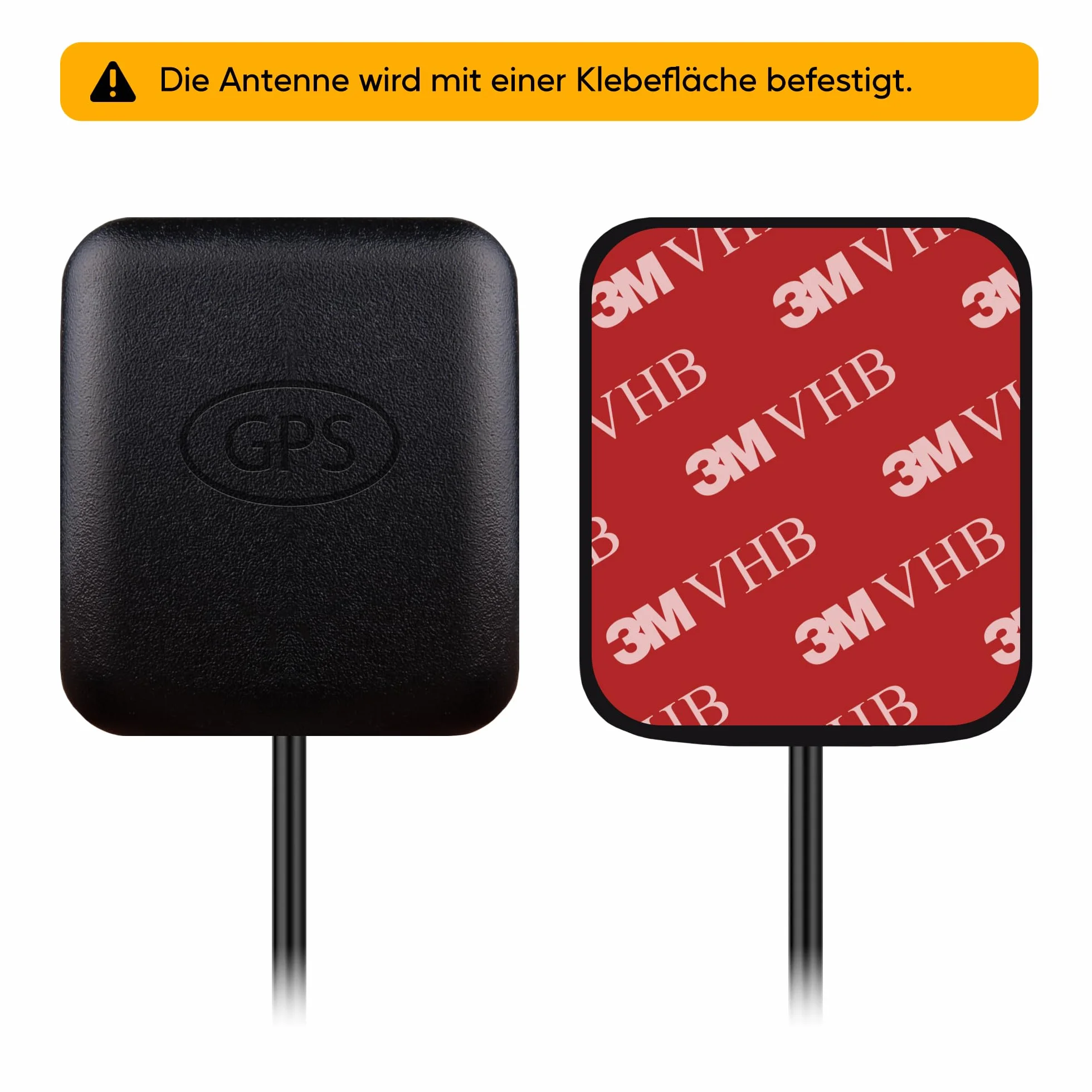 VALTRON Antena GPS z wtyczką SMA, aktywna antena nawigacyjna GPS do radia samochodowego, system nawigacji GPS, kamera monitorująca w czasie rzeczywistym, kamera do monitoringu routera (V1)