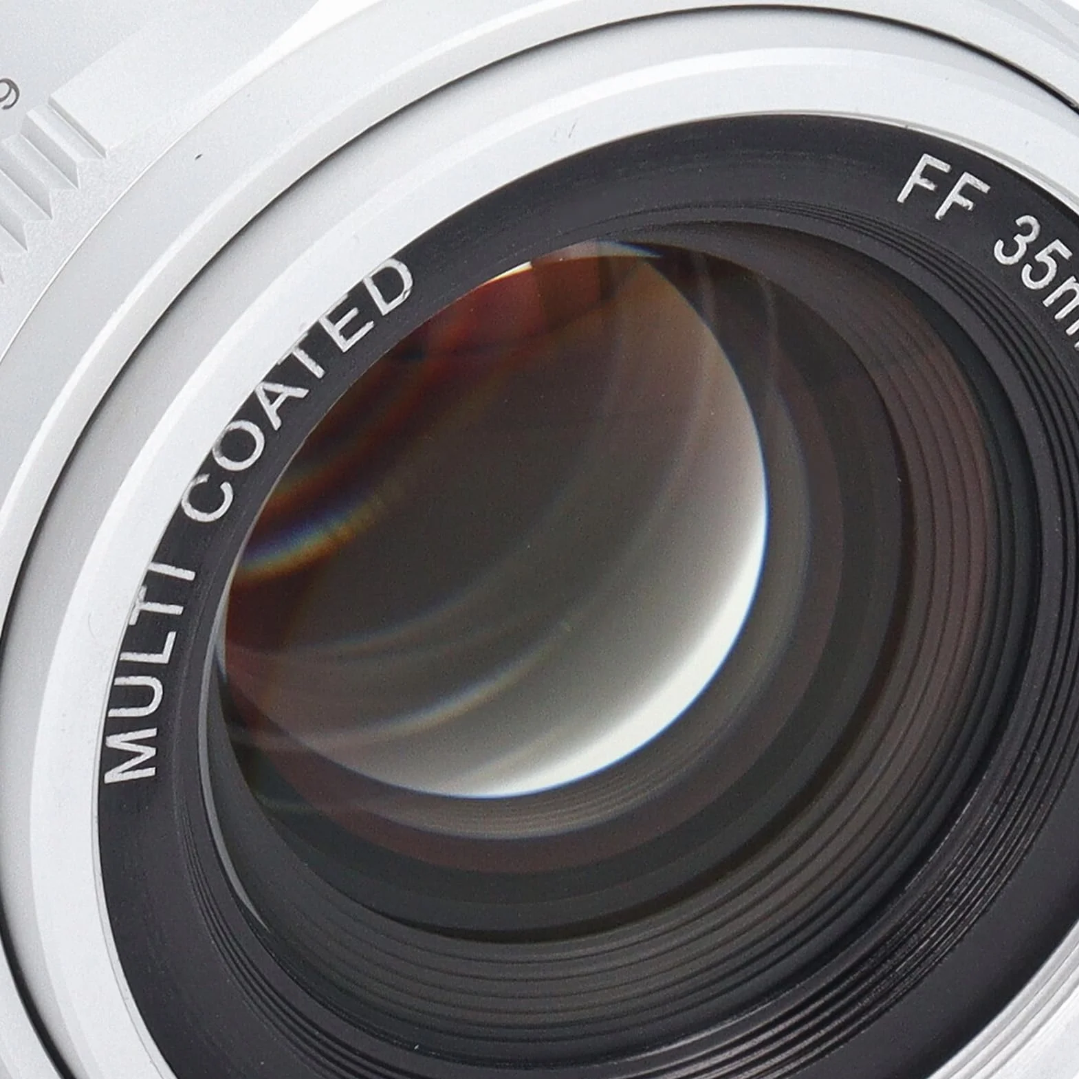 Cosiki Obiektyw Aparatu 35 Mm, Pełna Rama Soczewka o Stałym Ognisku łatwa Instalacja do Mocowania RF dla R6Mark II R50 R100 (WHITE)