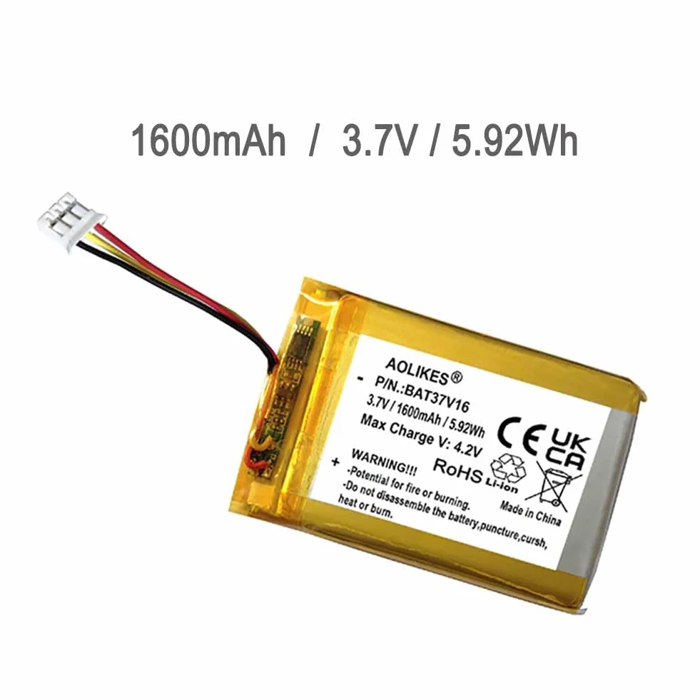 XINLANTECH 3,7 V 1600 mAh Zamiennik baterii do Corsair Virtuoso RGB Wireless XT, Virtuoso MAX Gaming Headset