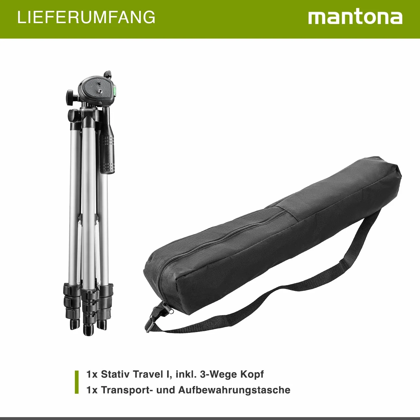 Mantona Travel I statyw do aparatu