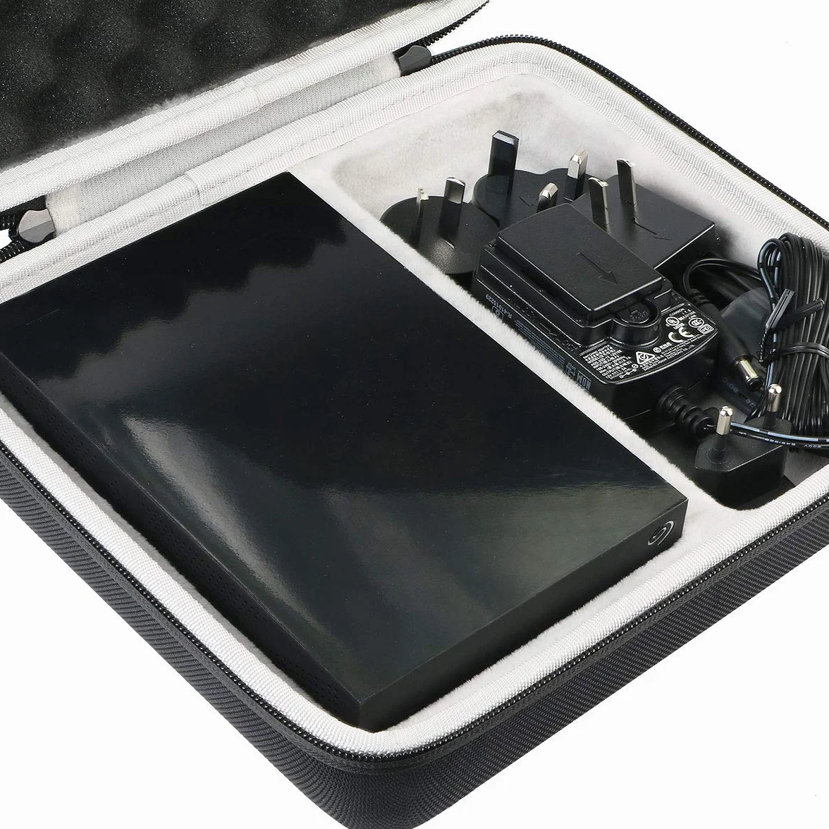 Khanka Pokrowiec ochronny case do Seagate Desktop Drive 8 TB zewnętrzny dysk twardy 3,5 cala USB 3.0 STGY8000400 Amazon Exclusive (pusta obudowa)