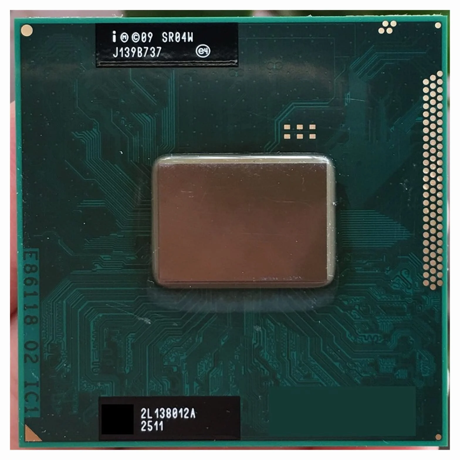 komponenty komputerowe Core I5 ​​2430M SR04W 2.40GHz Laptop PC Gniazdo procesora procesora G2 988pin dojrzała technologia