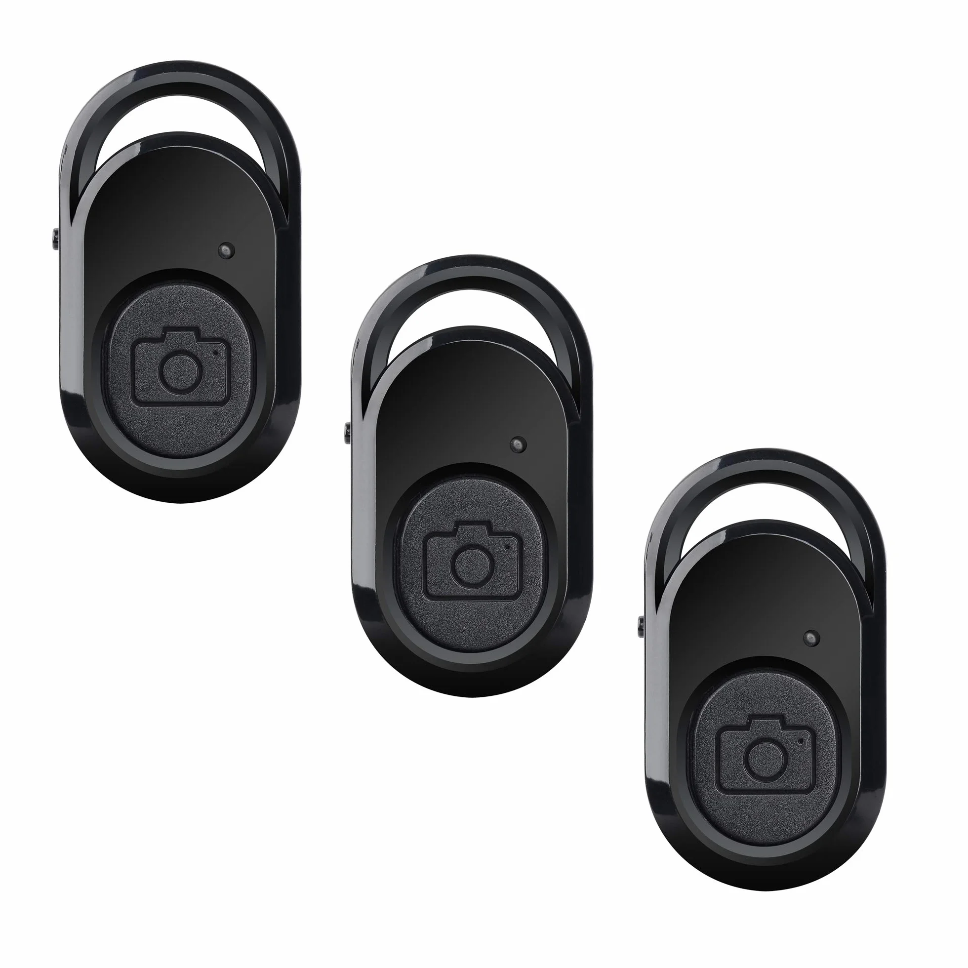 AMATHINGS Pilot zdalnego sterowania Bluetooth, samowyzwalacz, telefon komórkowy do smartfonów i tabletów – wyzwalacz do selfie Bluetooth, zdalna migawka, kompatybilny z iOS i Android (3 sztuki)