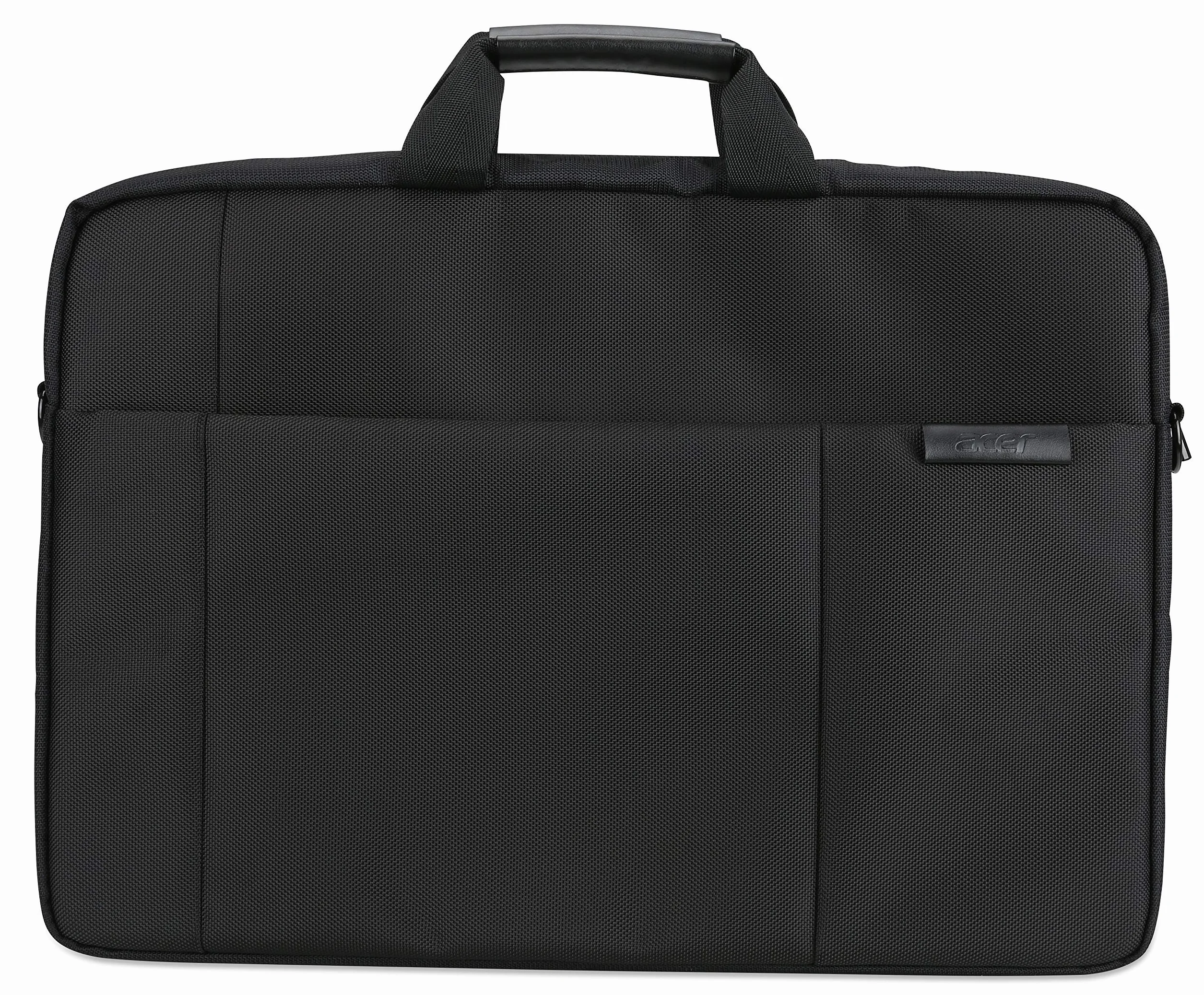 Acer Notebook Carry Case (nadaje się do notebooków o przekątnej ekranu do 17,3 cala / Chromebooków: uniwersalny pokrowiec ochronny z paskiem na ramię, - i wyściółką, pasek do mocowania na wózku, dodatkowa kieszeń przednia) czarna