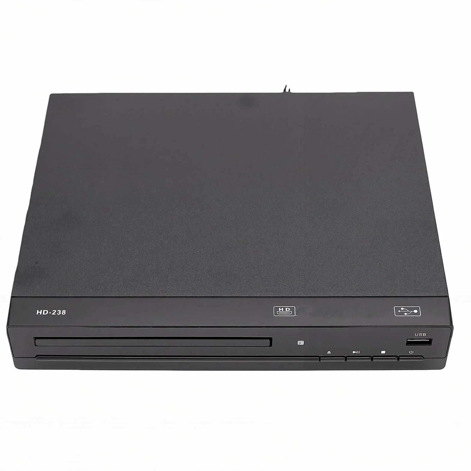 LICAEVEY Odtwarzacz DVD do Telewizora, Odtwarzacz DVD dla Wszystkich Regionów, Wyjście HDMI 1080P, Odtwarzanie MP3 Przez USB, Wyświetlacz LED, Pilot do Projektora Kina Domowego w Salonie (wtyczka UE)