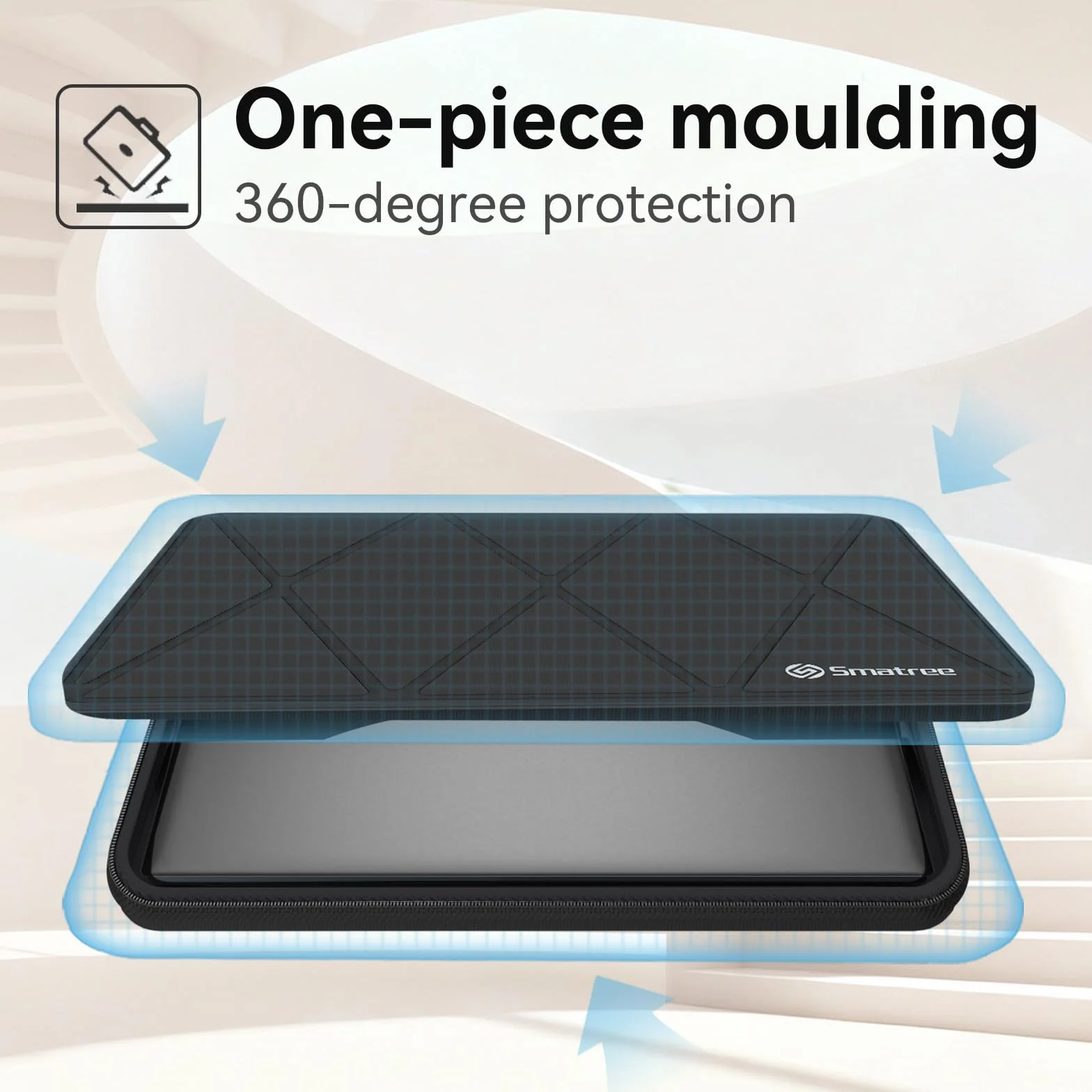 Smatree M120 Twardy pokrowiec ochronny na laptopa 16 cali, kompatybilny z Lenovo Legion Pro 7/7i Gen 10 (X8319)