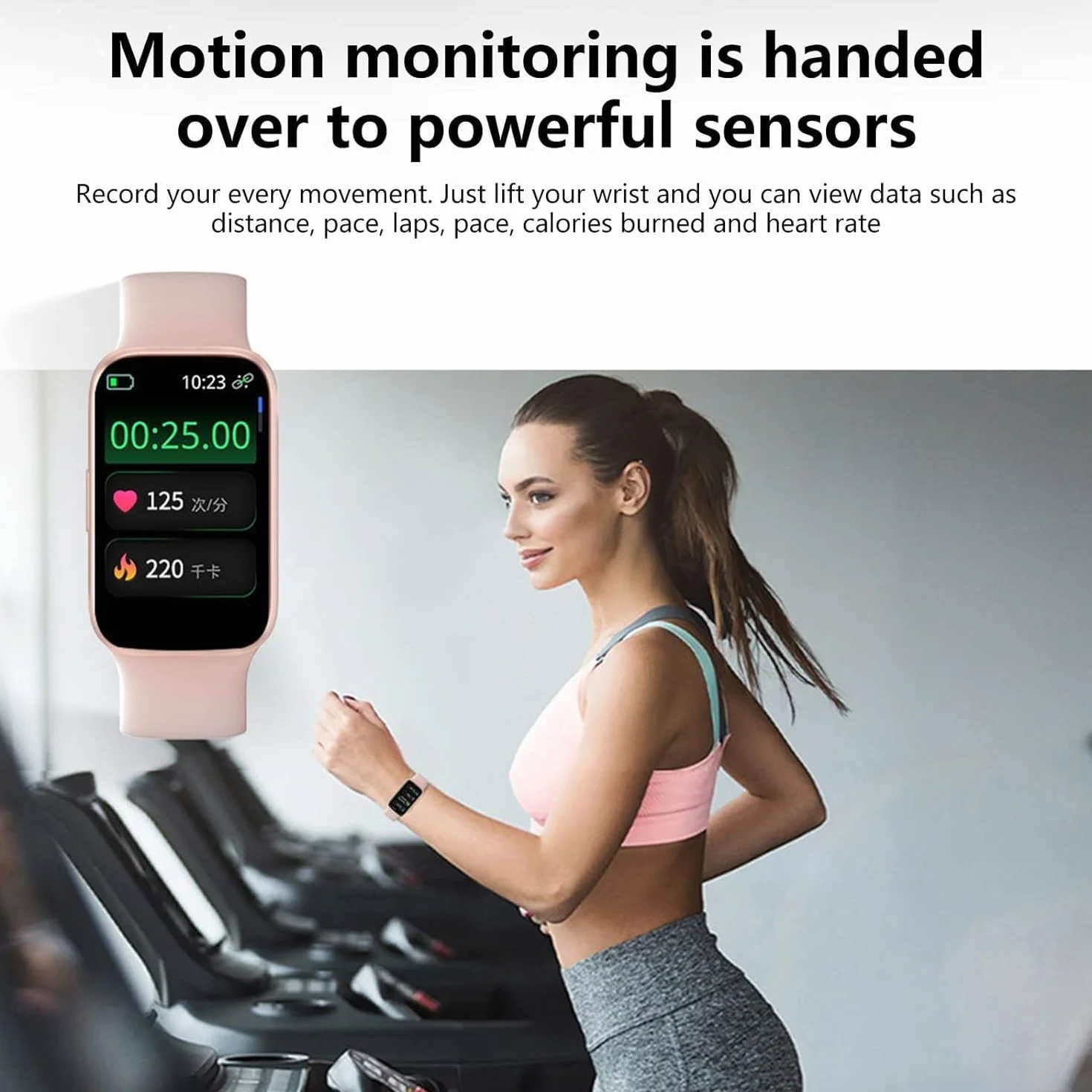 ARTSZY Inteligentny zegarek, monitor kondycji dla kobiet i mężczyzn, opaska na bransoletkę z 24-godzinnym monitorem tętna i ciśnienia krwi Wodoodporne smartwatche, monitor danych sportowych podczas sn