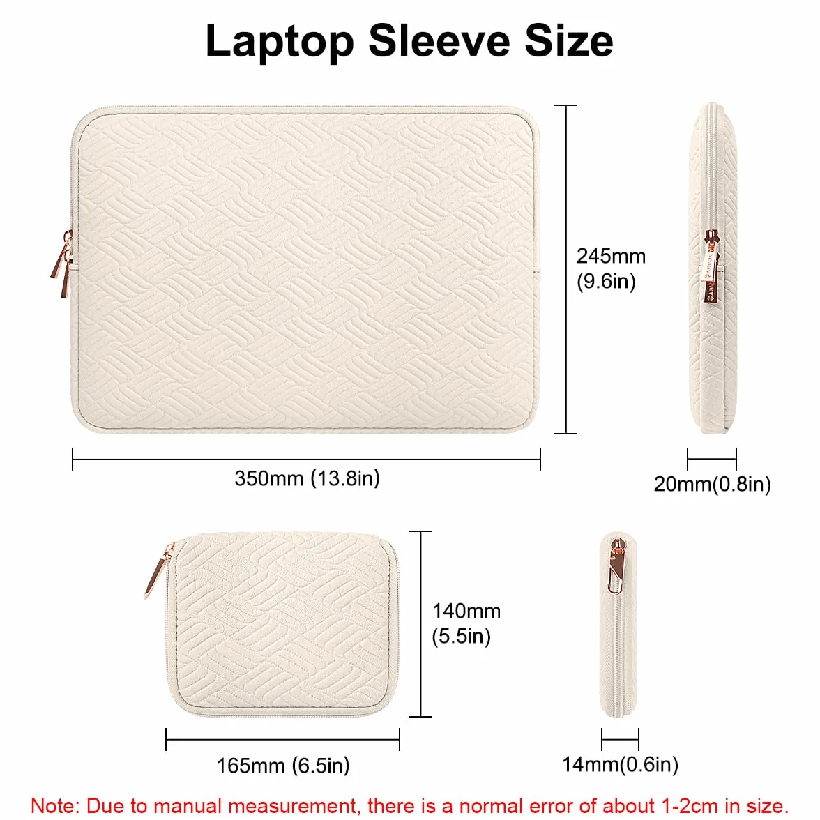 ARVOK Pokrowiec na laptopa 13 13,3 14 cala, do MacBooka Air 33.0 cm, MacBook Pro 33.0 cm, MacBook Pro 14, HP Chromebook 33.0 cm, wodoodporny skórzany futerał do HP/Dell/Lenovo/Asus/Acer/Samsung z etui