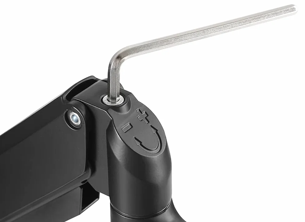 Deltaco ARM-0350 Płaski uchwyt na ekran biurkowy 81,3 cm (32") Zacisk/śruba czarna