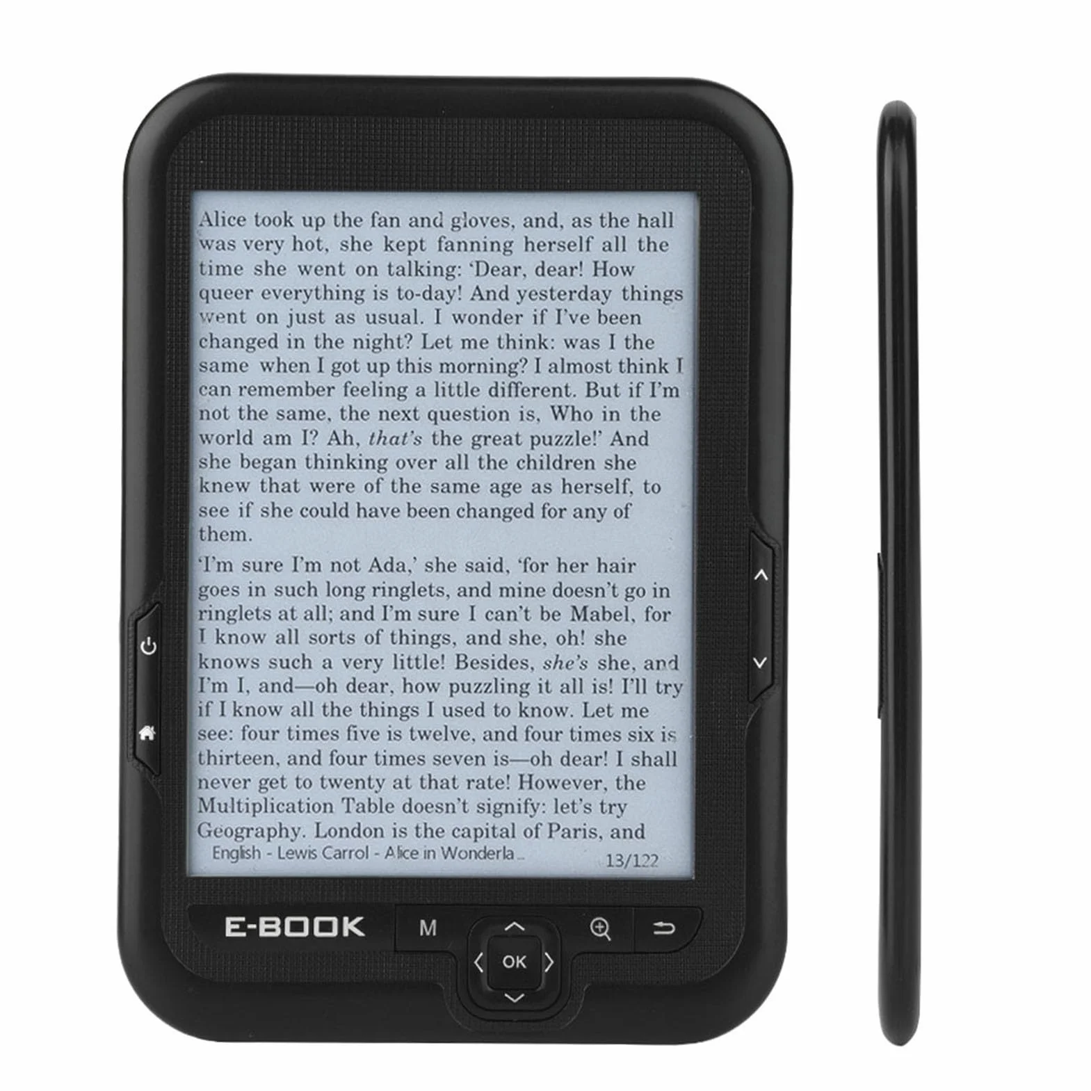 Haofy 6 -calowy Ereader Atramentowy 16 GB 8 GB 4 Ebook Reader Czytnik Książek Elektronicznych z 29 Językami Obsługuje baterię 1400 MAh do Odczytania w Podróży (8G)