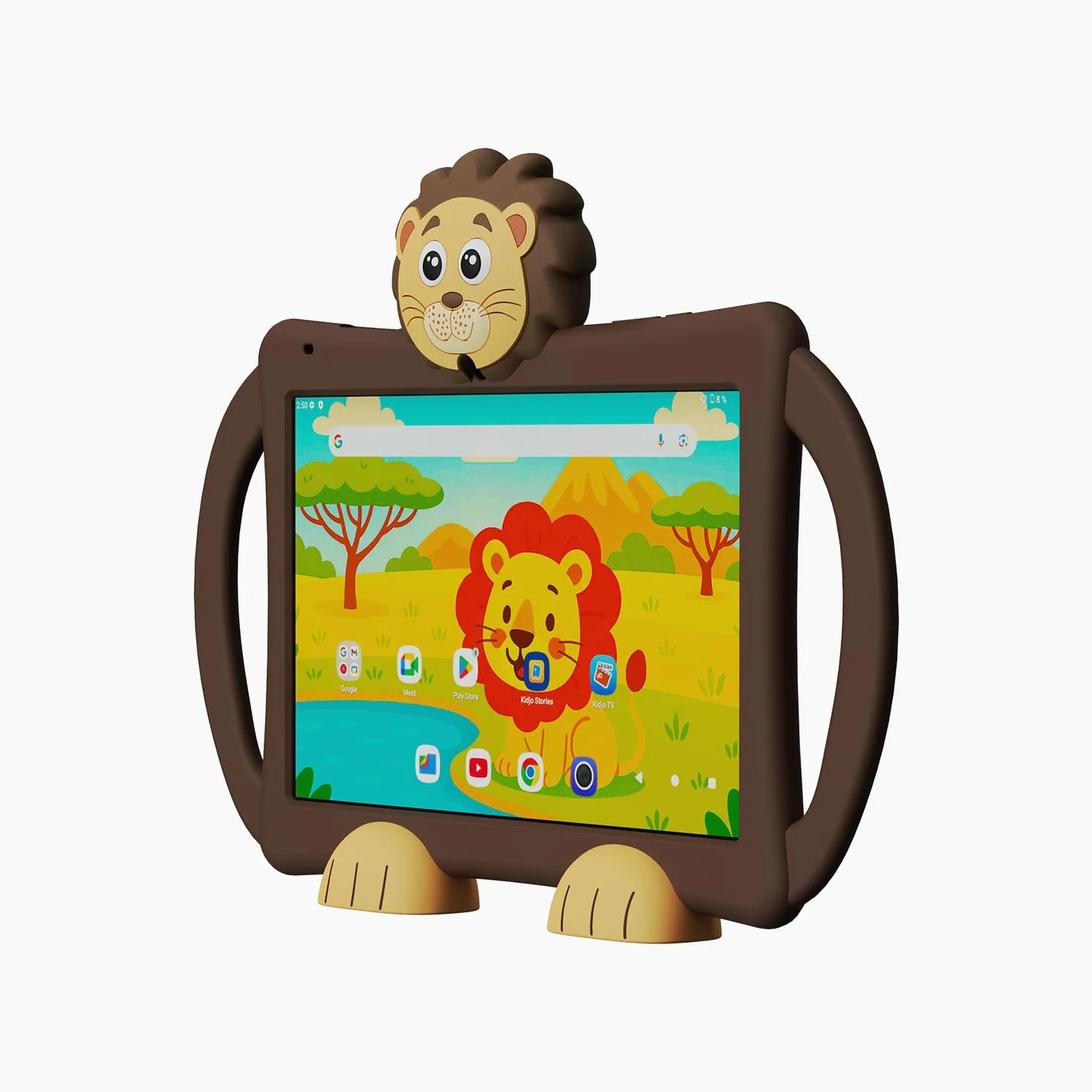 Logikids Star - Tablet dziecięcy - 10,1" - 3-8 lat - Android 15 - WiFi 6-4 GB RAM - 64 GB + 256 GB - Edukacyjny i zabawny z silikonowym etui - Kontrola rodzicielska - Kidjo 6 miesięcy w zestawie