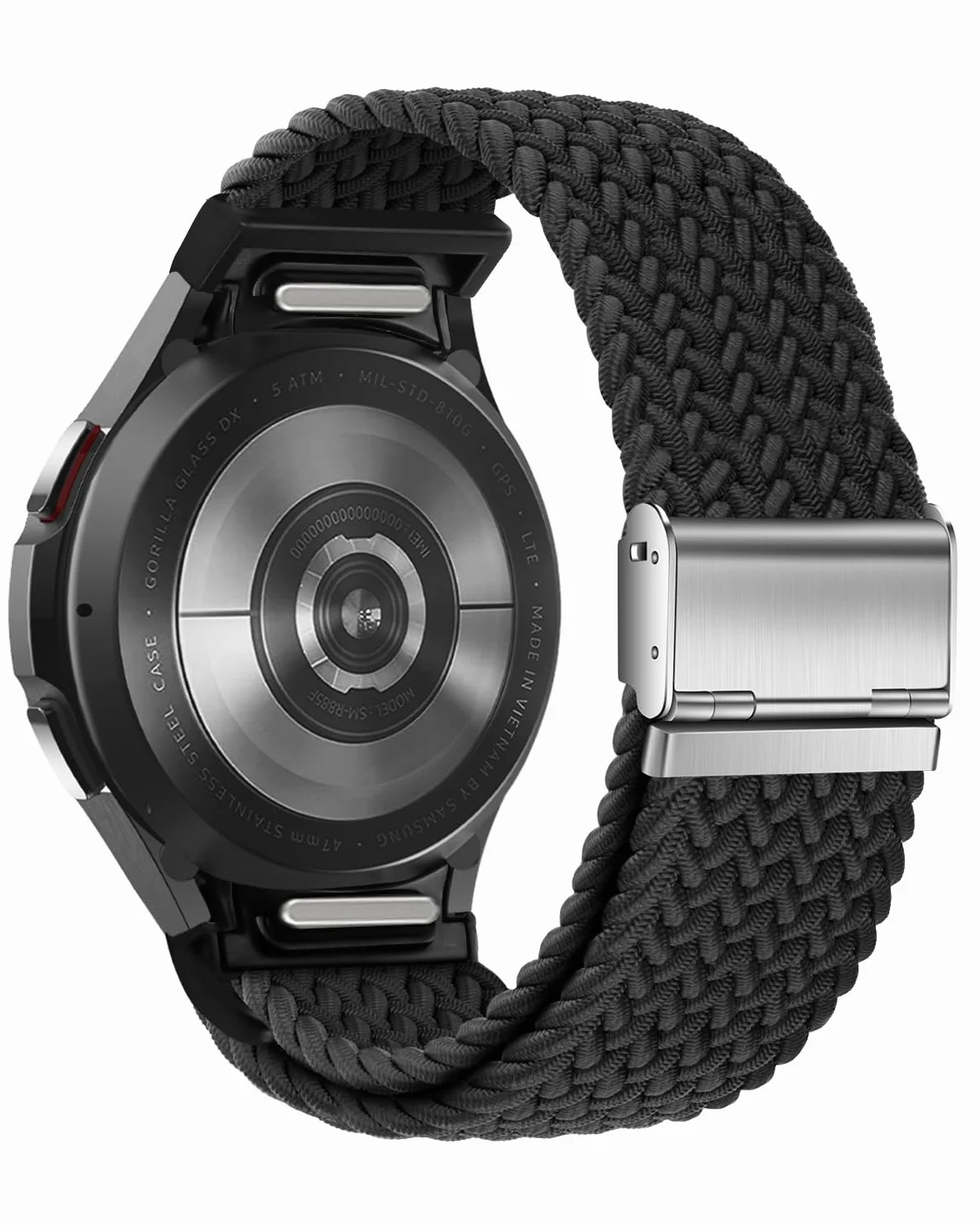 SimpleThings Pleciona bransoletka kompatybilna z Samsung Galaxy Watch 7/6/5/4 40 mm 44 mm 5 Pro 45 mm 6 Classic 47 mm