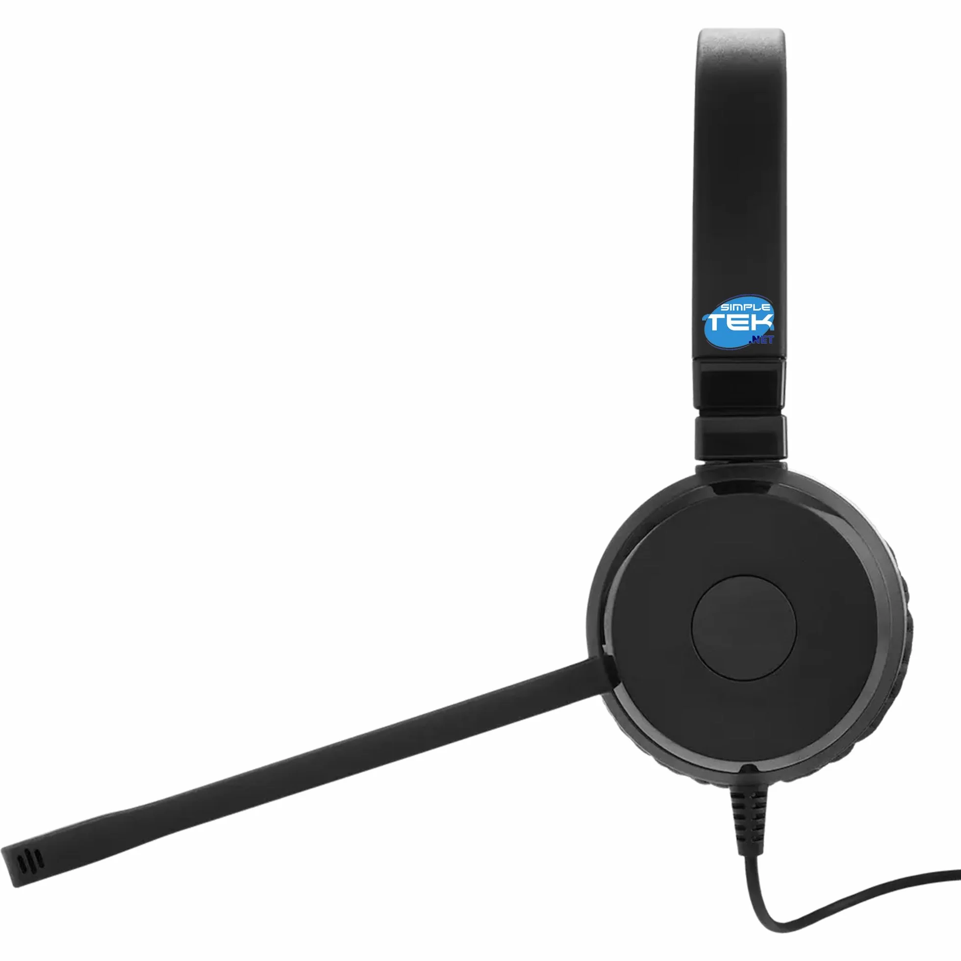 SIMPLETEK - Przewodowe słuchawki stereo Evolve 20 SE UC ze złączem 3,5 mm i adapterem USB-A - zoptymalizowane pod kątem komunikacji