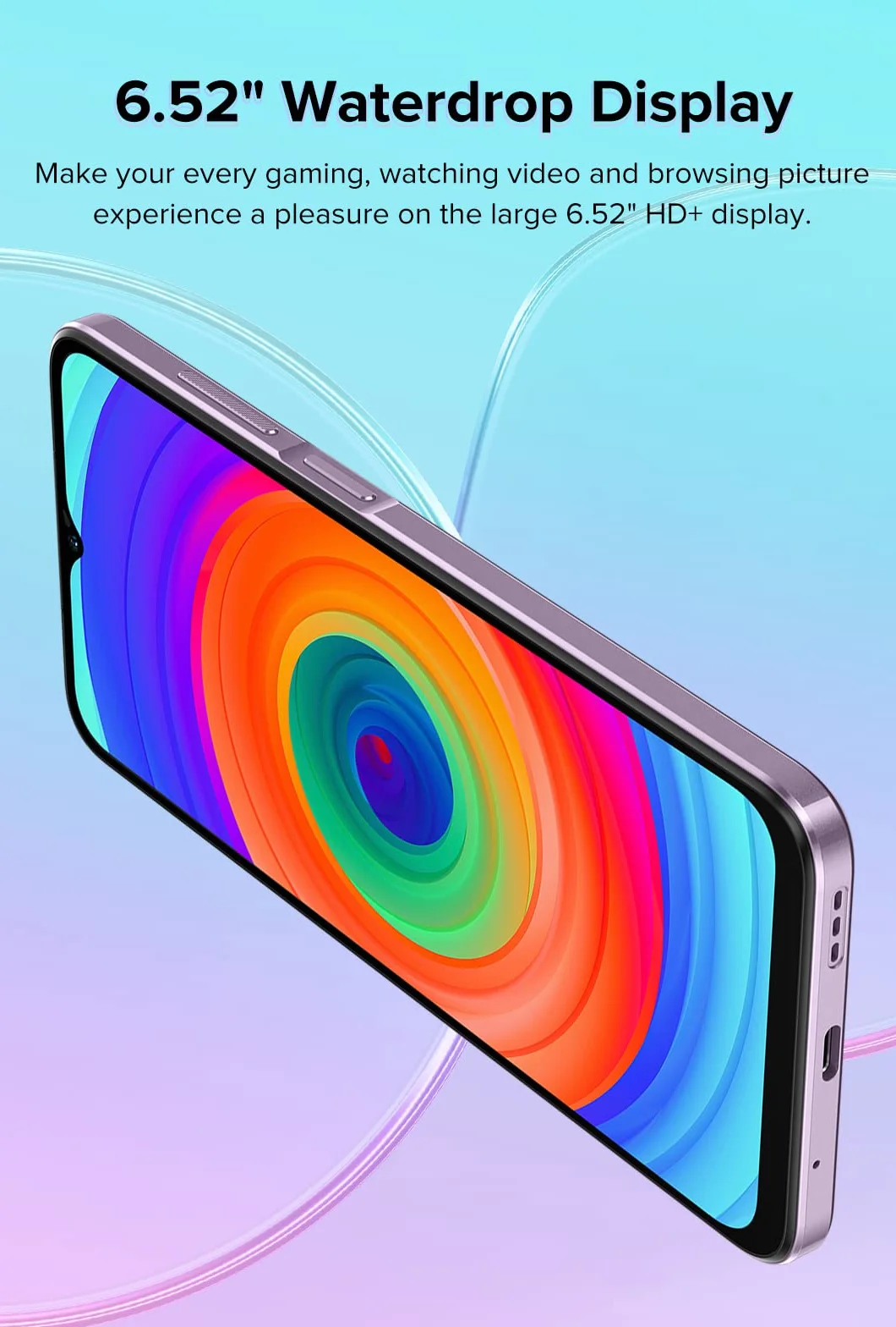 Ulefone Telefon komórkowy 4G Android 12 Note 14 (64 GB), 3 gniazda na karty, 4 GB 64 GB, smartfon z podwójną kartą SIM, 6,52 cala HD, 13 MP 5 MP, bateria 4500 mAh, GPS Face Unlock zielony