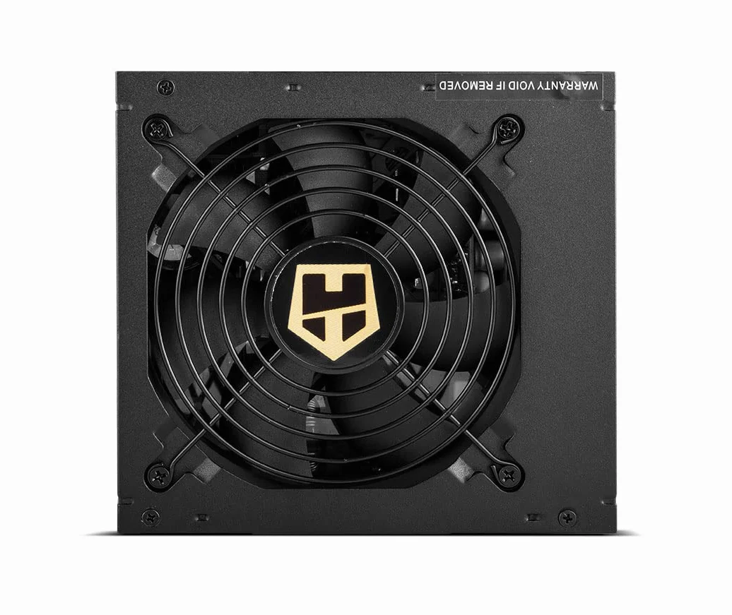 NOX Hummer GD 750 -NXHUMMER750GD Źródła zasilania 750W, certyfikat 80 PLUS Gold, ultra cichy wentylator 120 mm, kompatybilny z ATX12v, wejście 230W, kolor czarny