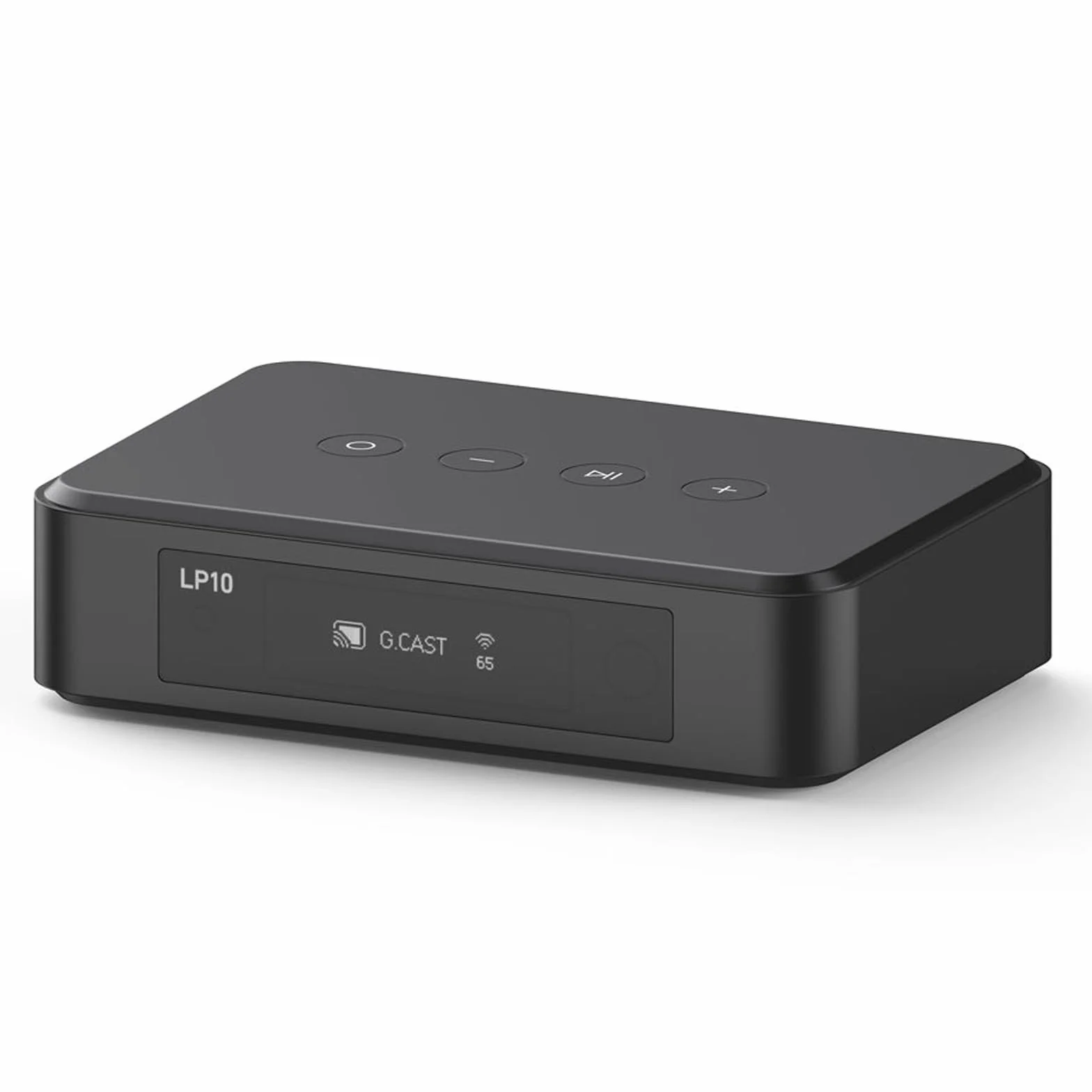 Streamer audio, multiroom stereo odtwarzacz strumieniowy ze sterowaniem aplikacją, ekran LCD 2.3 cm, kompatybilny z wieloma interfejsami do salonu i sypialni