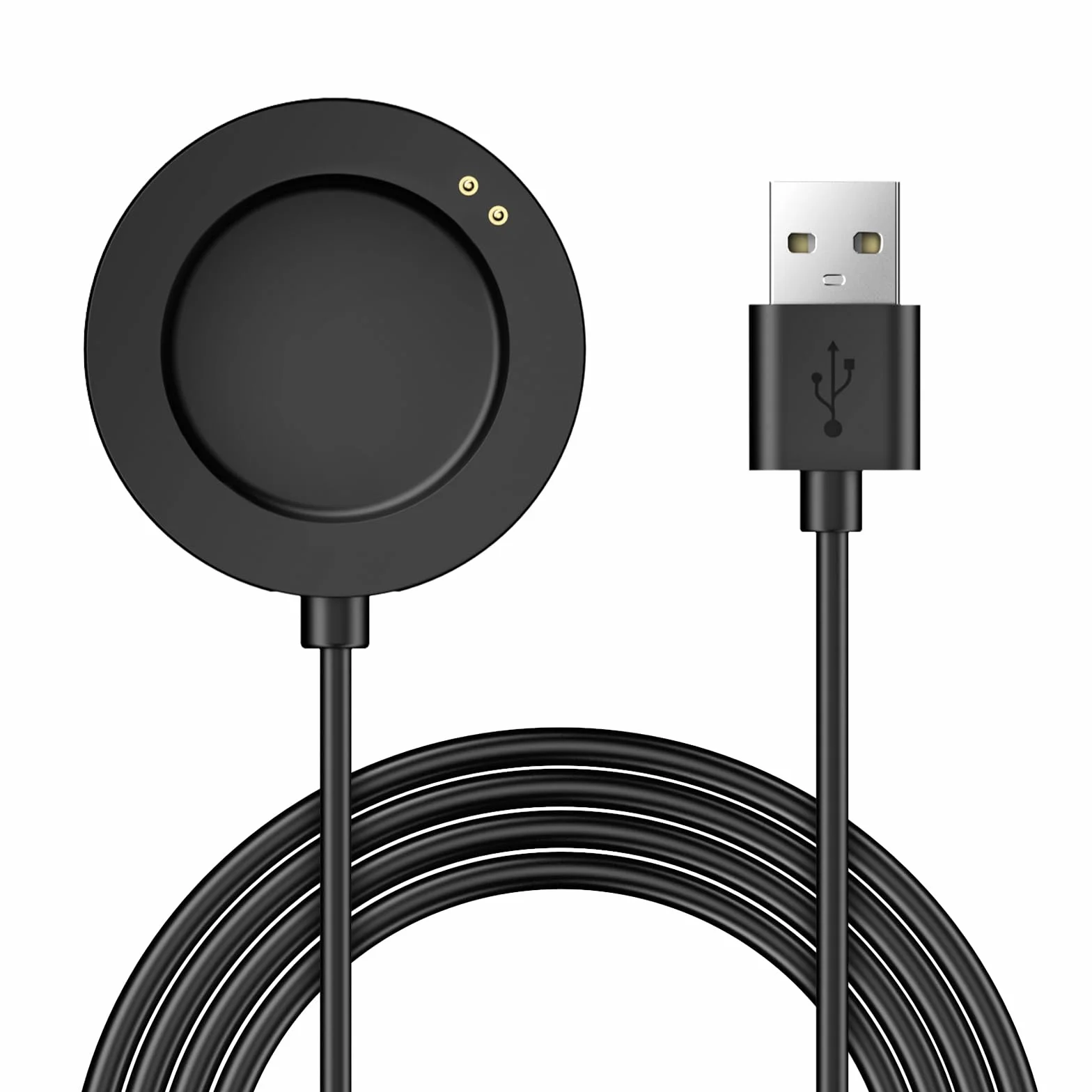 TiMOVO Charger Cable Compatible with Xiaomi Watch S3/H1/S2/S4, 3.3ft/100cm Magnetic USB-C Charging Dock, Black
