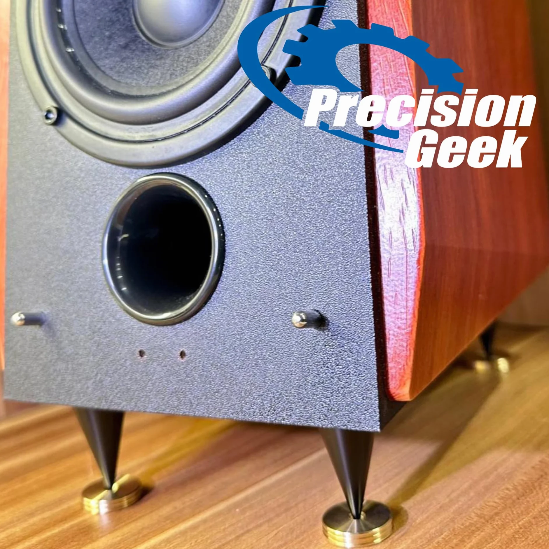 Podkładki tłumiące wibracje głośnika 20 mm mosiądz do stojaka Hi-Fi 8 szt.