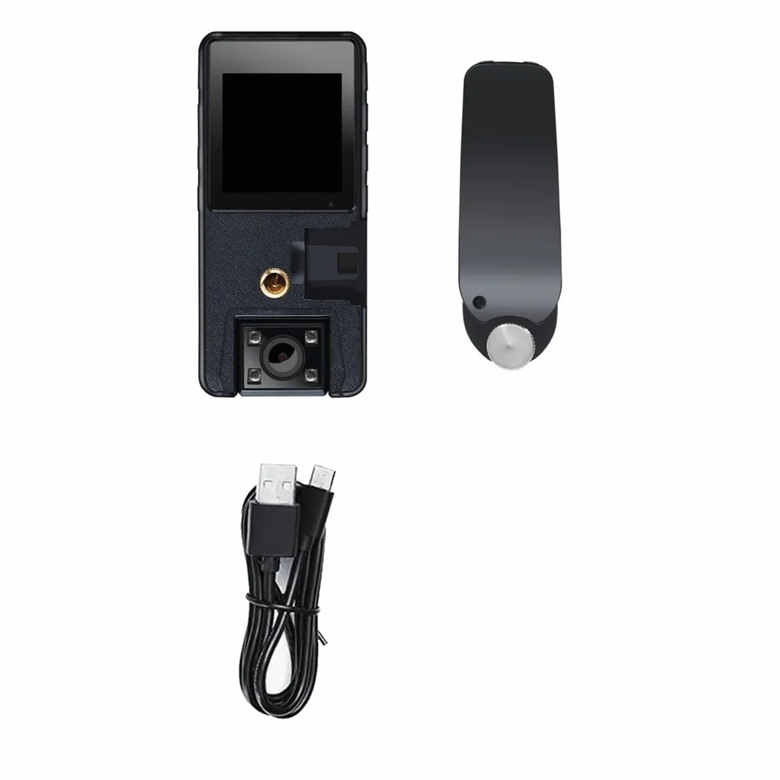 Kamera nasobna, A39 Full 1080P HD Mini kamera 3000mAh kamera do montażu na ciele mała kamera rowerowa obrotowa 180° sport DV wideorejestrator samochodowy kamera internetowa(With 16GB TF Card,Standard