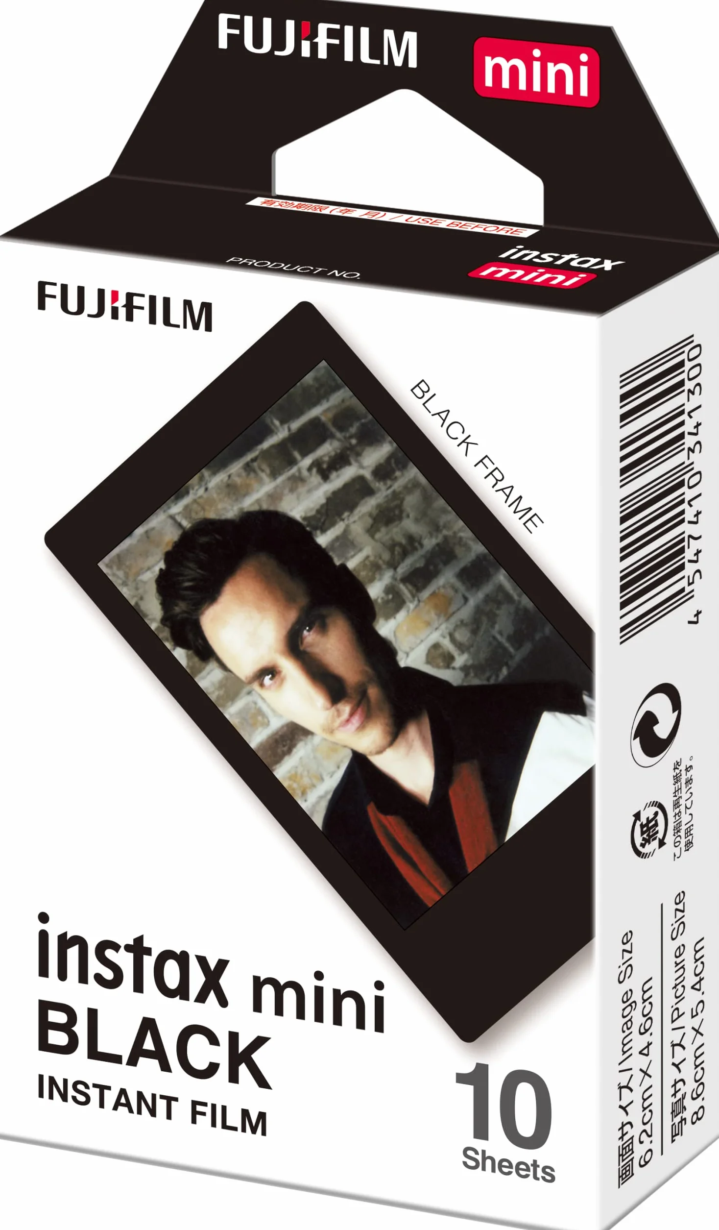 Instax Film Mini Czarny 10 sztuk