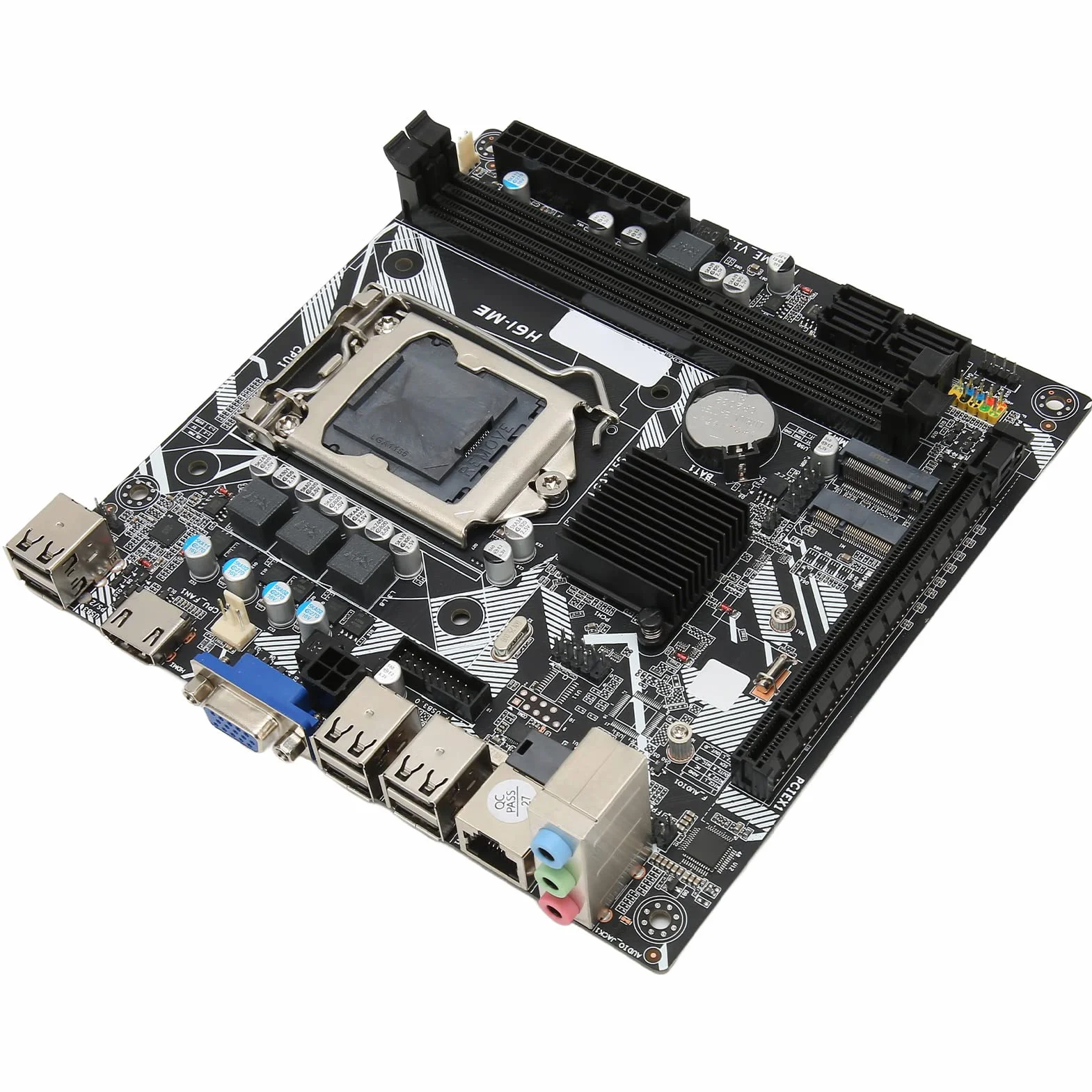 LGA 1155 Płyta Główna Mini ITX DDR3 do Komputera Stacjonarnego Płyta Główna Komputera NVME WiFi M.2 VGA Wyjście HD 10 USB 2.0 Mini ITX Kompletna Zamienna Płyta Główna