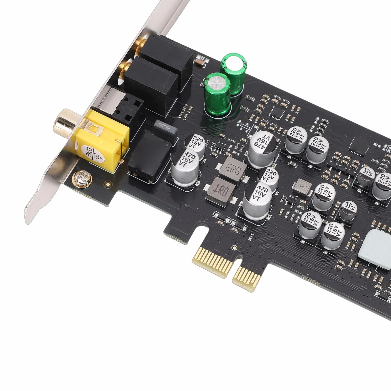 Karta Dźwiękowa PCIE, Profesjonalna Karta Dźwiękowa HiFi, z Dwoma Przetwornikami DAC z częstotliwością Próbkowania 192 KHz i Przetwornikiem Cyfrowo-analogowym SABRE ES9018K2M, Kompatybilna z