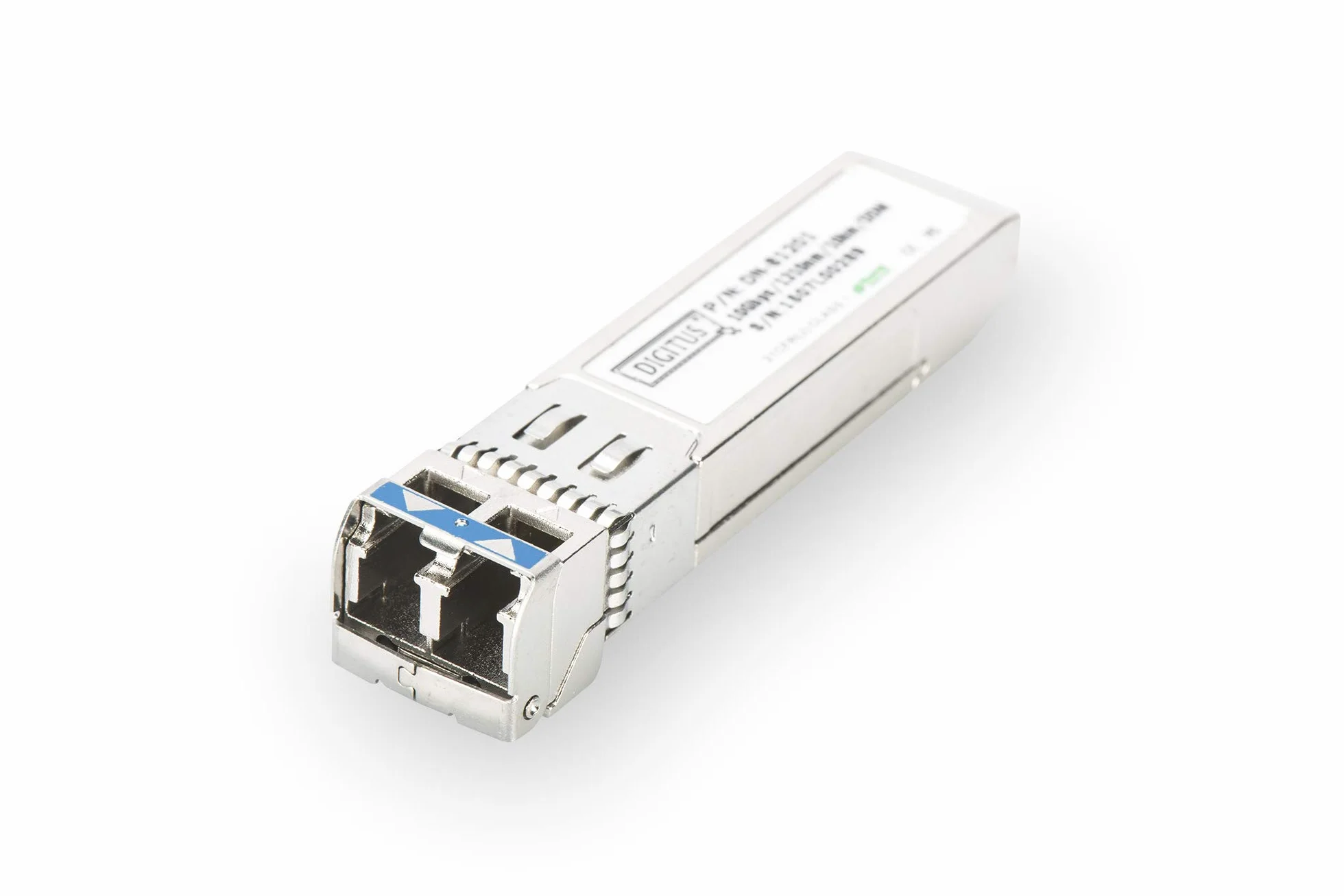 DIGITUS SFP+ moduł - 10 Gbit/s - kompatybilny z HP i HP Aruba - Mini GBIC - do światłowodu jednomodowego - LC duplex - długość fali 1310 nm - zasięg 10 km - Plug & Play