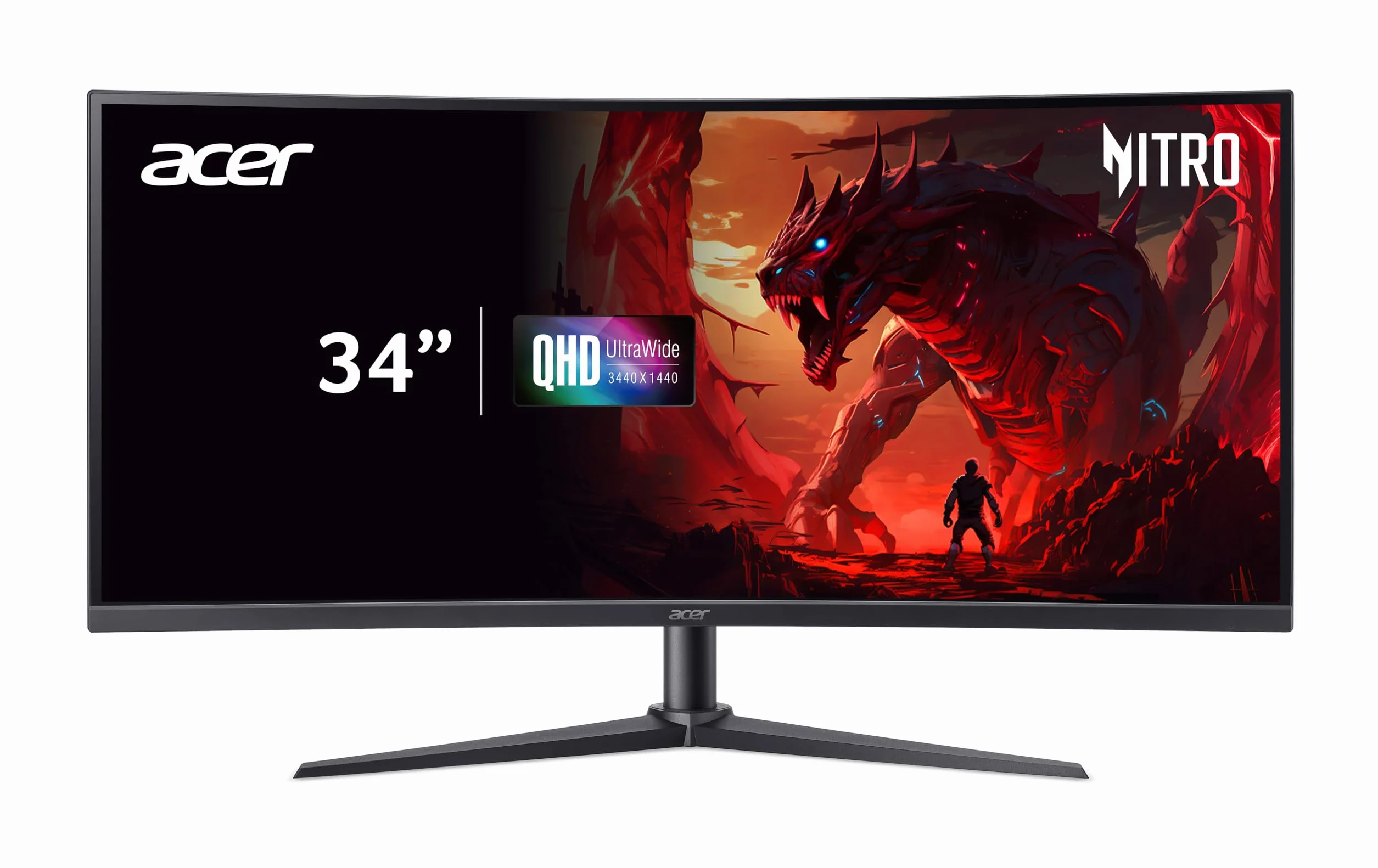 Acer Nitro XZ340CUR W0bmiiphx - XZ0 Series - LED-Monitor - Gaming - gebogen - 86.4 cm (34")