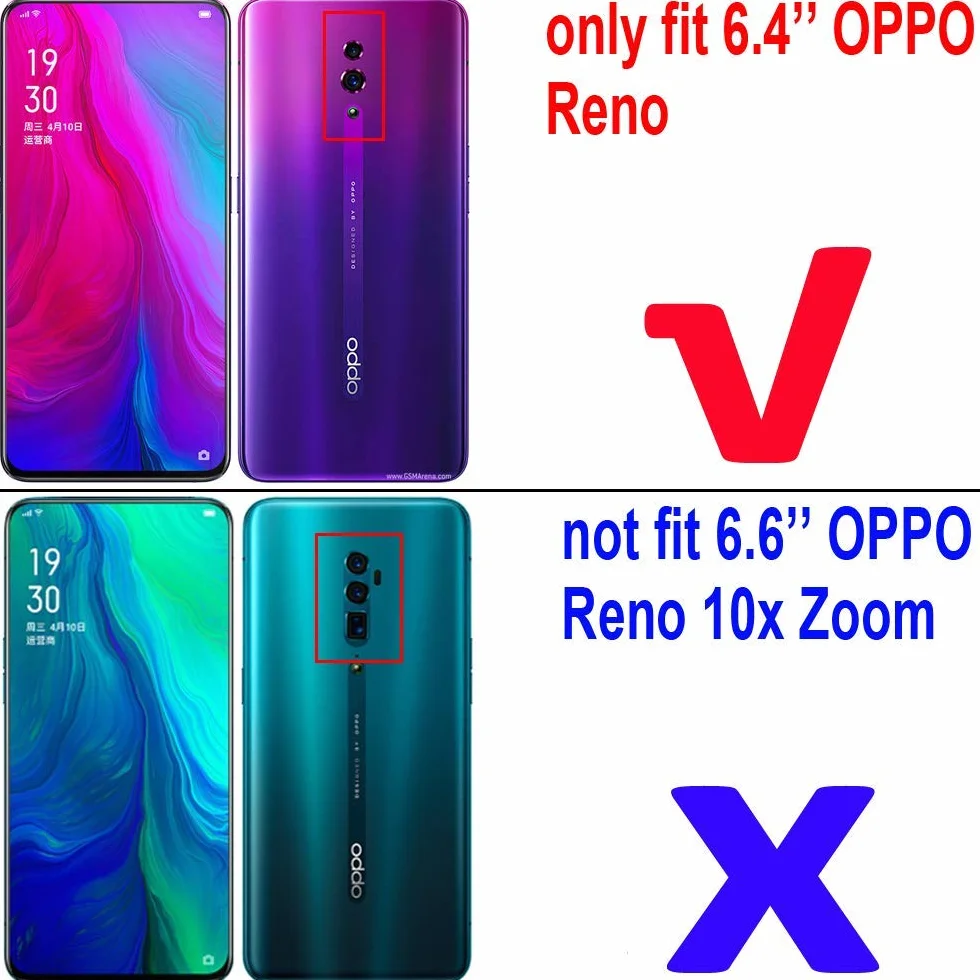 Etui Ochronne Kompatybilne z OPPO Reno Magnetyczny Uchwyt 360 Obrót Czarny
