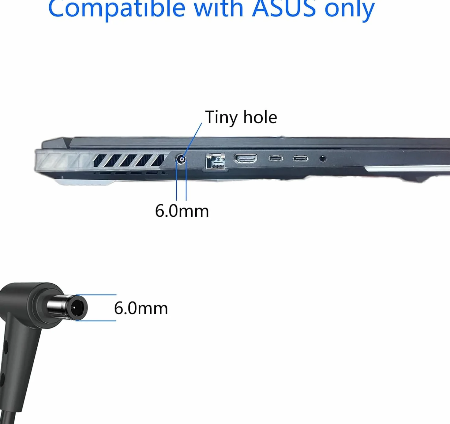 330 W 20 V 16,5 A zasilacz A22-330P1A A21-330P1A pasuje do ASUS ROG Strix Scar 16 17 18 Strix G16 G17 G18 G634JY G634JZ G733PY G733P G733CX G814JJG8Y ROG Zephyrus Duo 16 zasilacz do laptopa