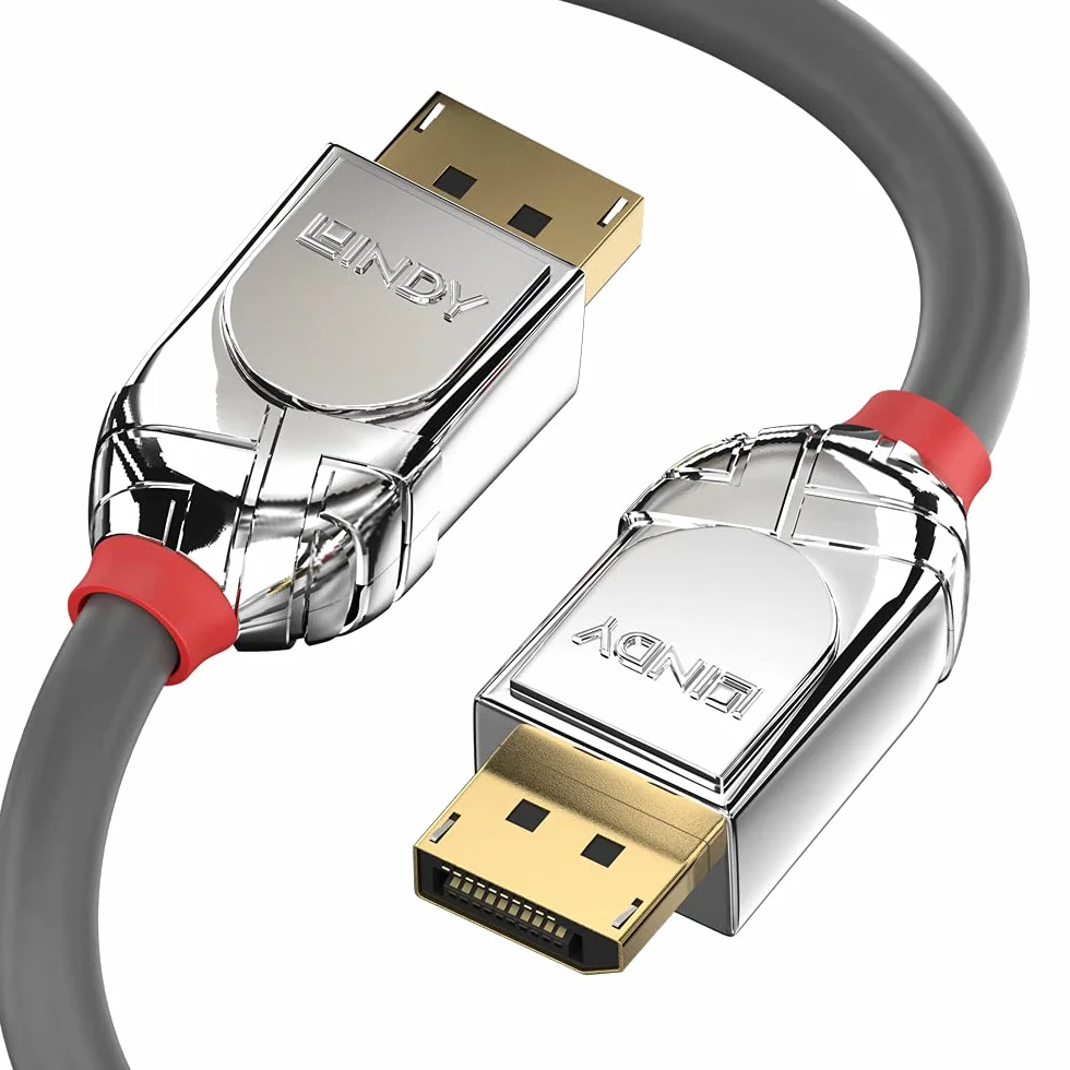 LINDY 2 m kabel Cromo® DisplayPort, antracyt