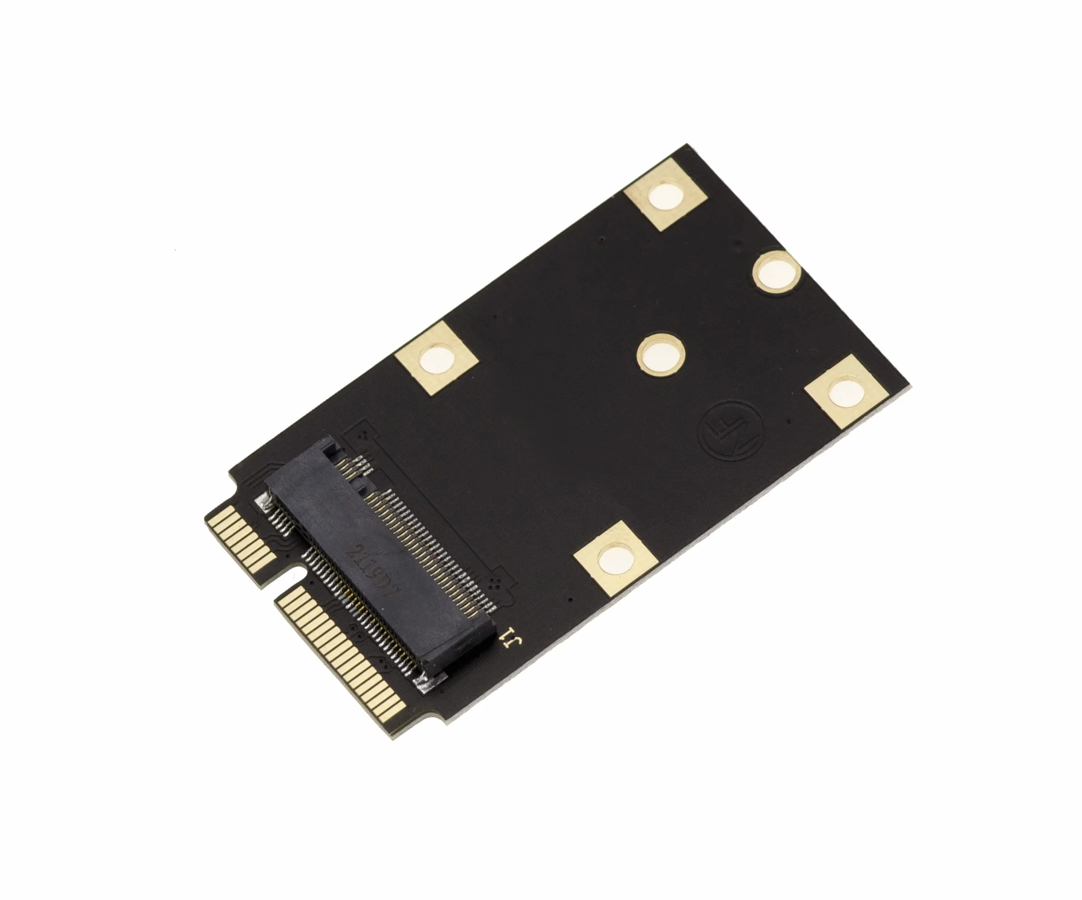 KALEA-INFORMATIQUE Adapter M2 M Key do miniPCIe do montażu karty M.2 w pełnowymiarowym slocie mini PCIe