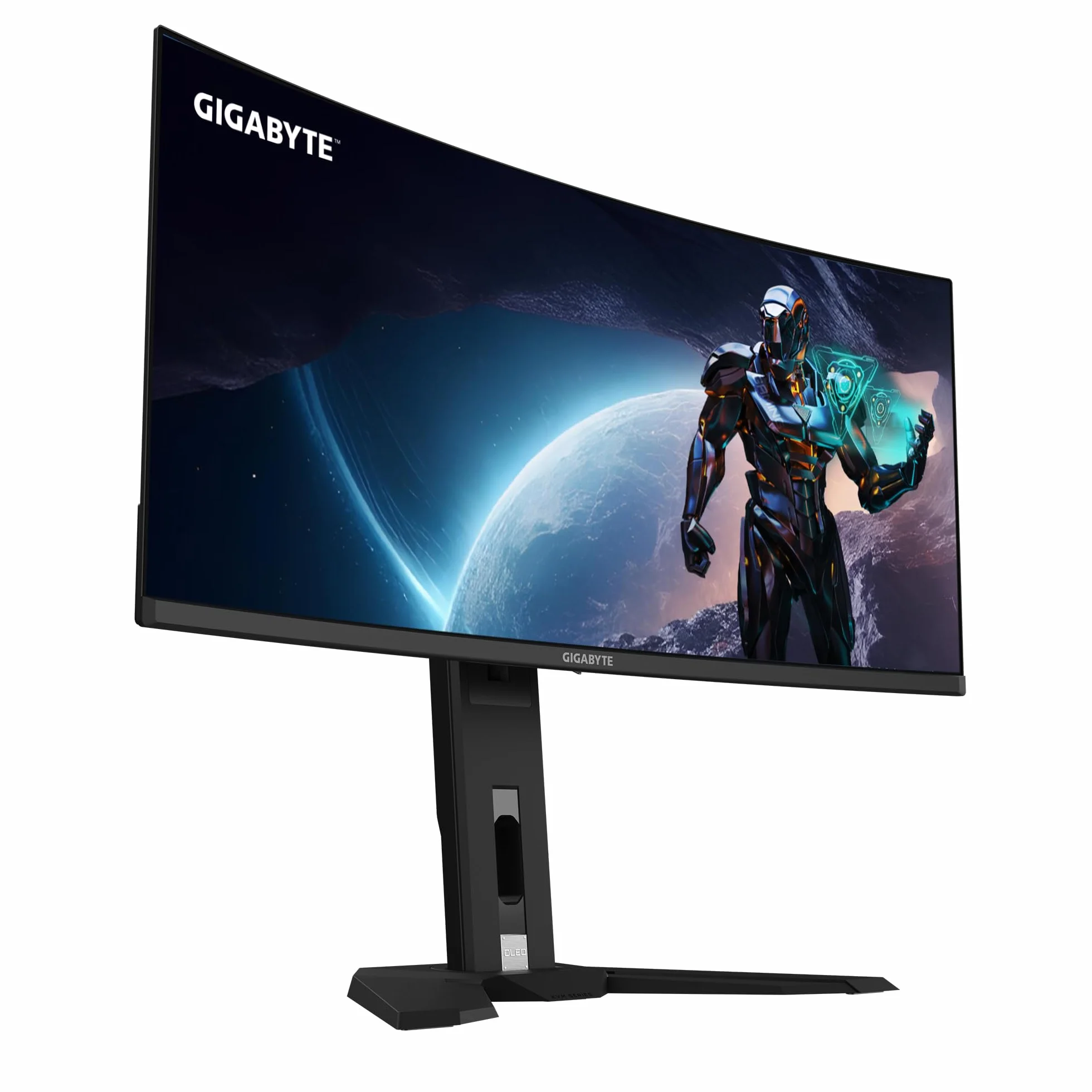 GIGABYTE 34" OLED WQHD MO34WQC2 zakrzywiony monitor do gier, 3440 x 1440, 240 Hz, 0,03ms, KVM, 250 CD/m², FreeSync Premium Pro, DisplayHDR True Black 400, HDMI 2.1, Displayport 1.4