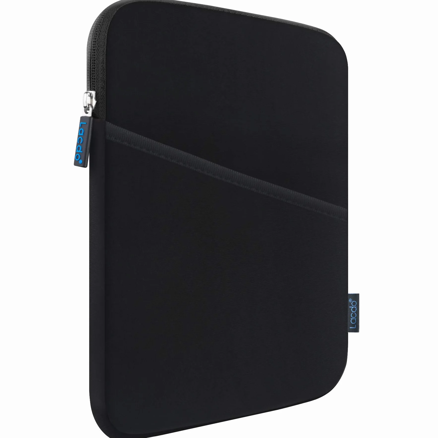 Lacdo Pokrowiec Ochronny na Tablet 11" iPad A16, 11" iPad Air M4 M3 M2 2026-2024, 11" iPad Pro M5 M4, 10.9" 10.2" iPad, 10.9" iPad Air, 10.5" iPad Pro, 11" Galaxy Tab A9+, Fit Magic Keyboard, Czarny