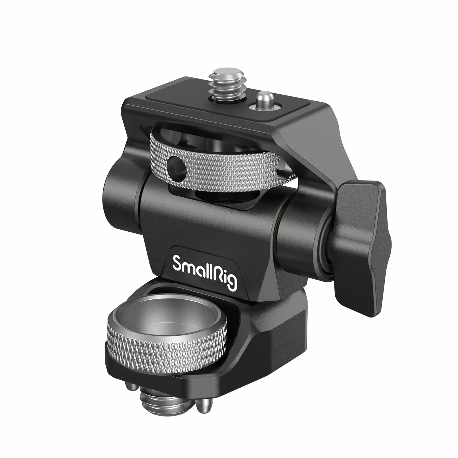 SMALLRIG Regulowany Uchwyt Monitora Kamery w Stylu dla ARRI (Aktualizacja), Obracany o 360° i Pochylany o 180° Uchwyt Monitora Anti-Twist Support Monitor Polowy 5" i 7" - 2903B