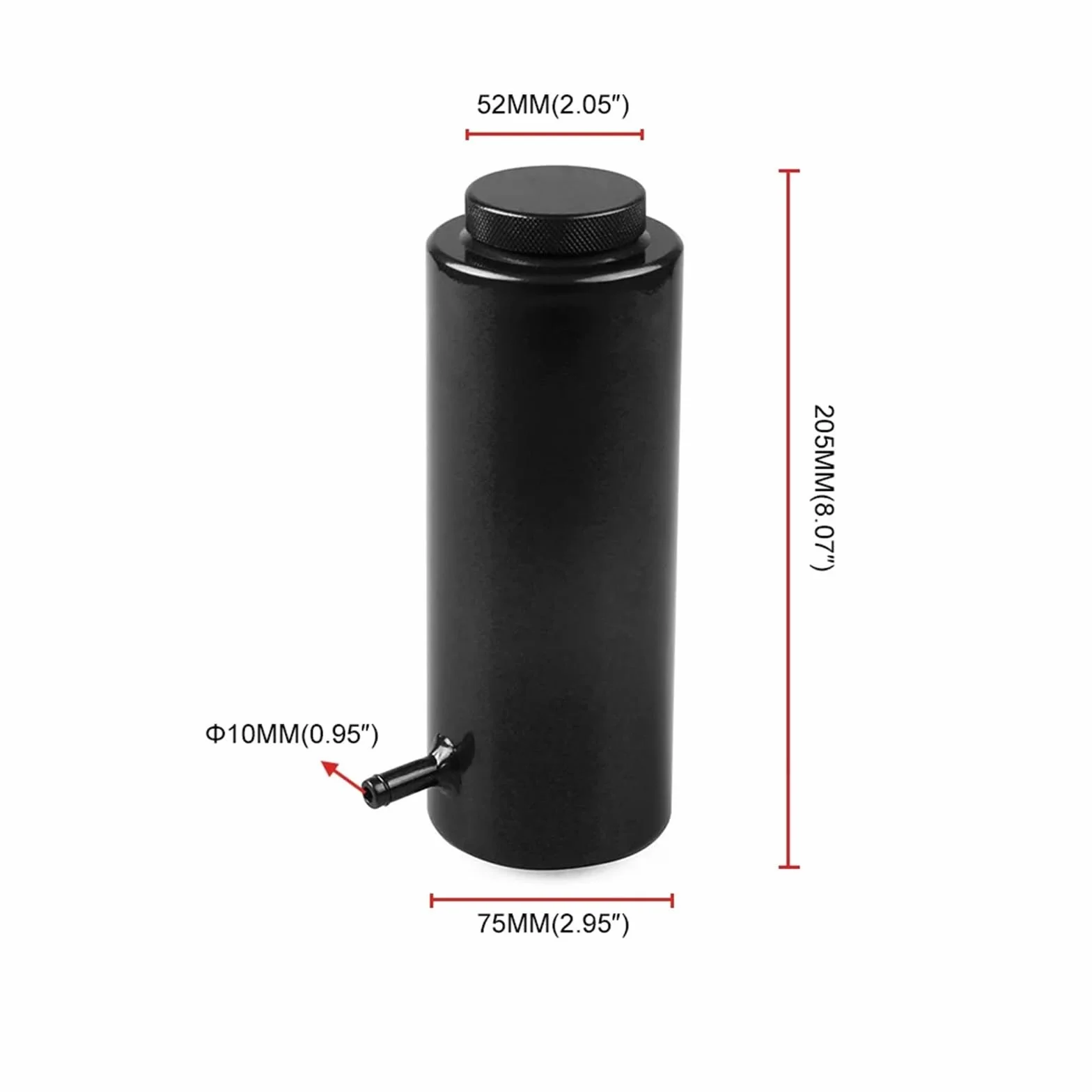 Zestaw Chłodzący Zbiornik Na Płyn Chłodniczy Do Chłodnicy Samochodowej 800 Ml, Wyrównawczy Płynu Chłodzącego, Utelka Zbierania(Blue)