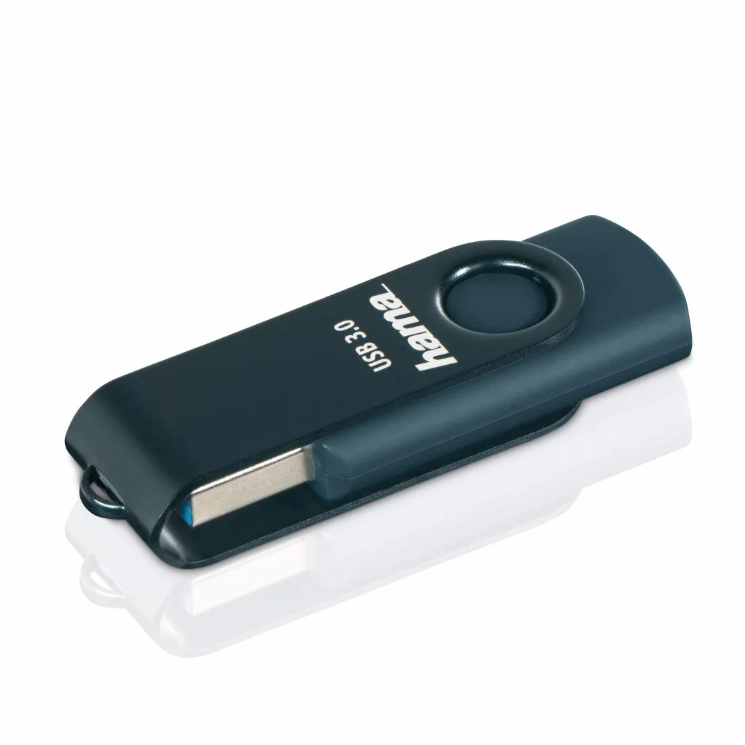 Hama Pamięć USB A 3.0 pendrive 256 GB 90 MB/s (dysk flash, metalowy, duża pojemność, szybki, memory stick) niebieski