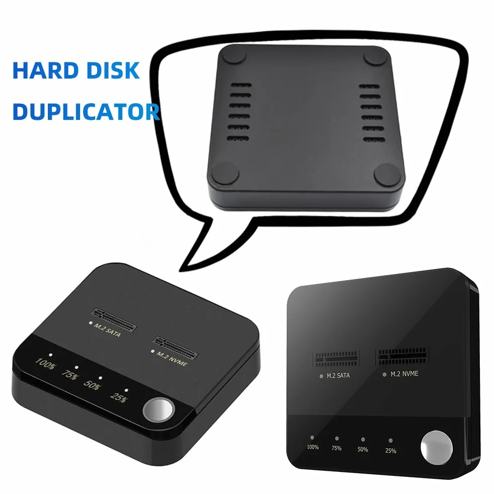 M.2 SATA/NVMe Dual-Bay Hard Drive Stacja dokująca Clone Duplicator dla SSD Rozmiar 2230-22110