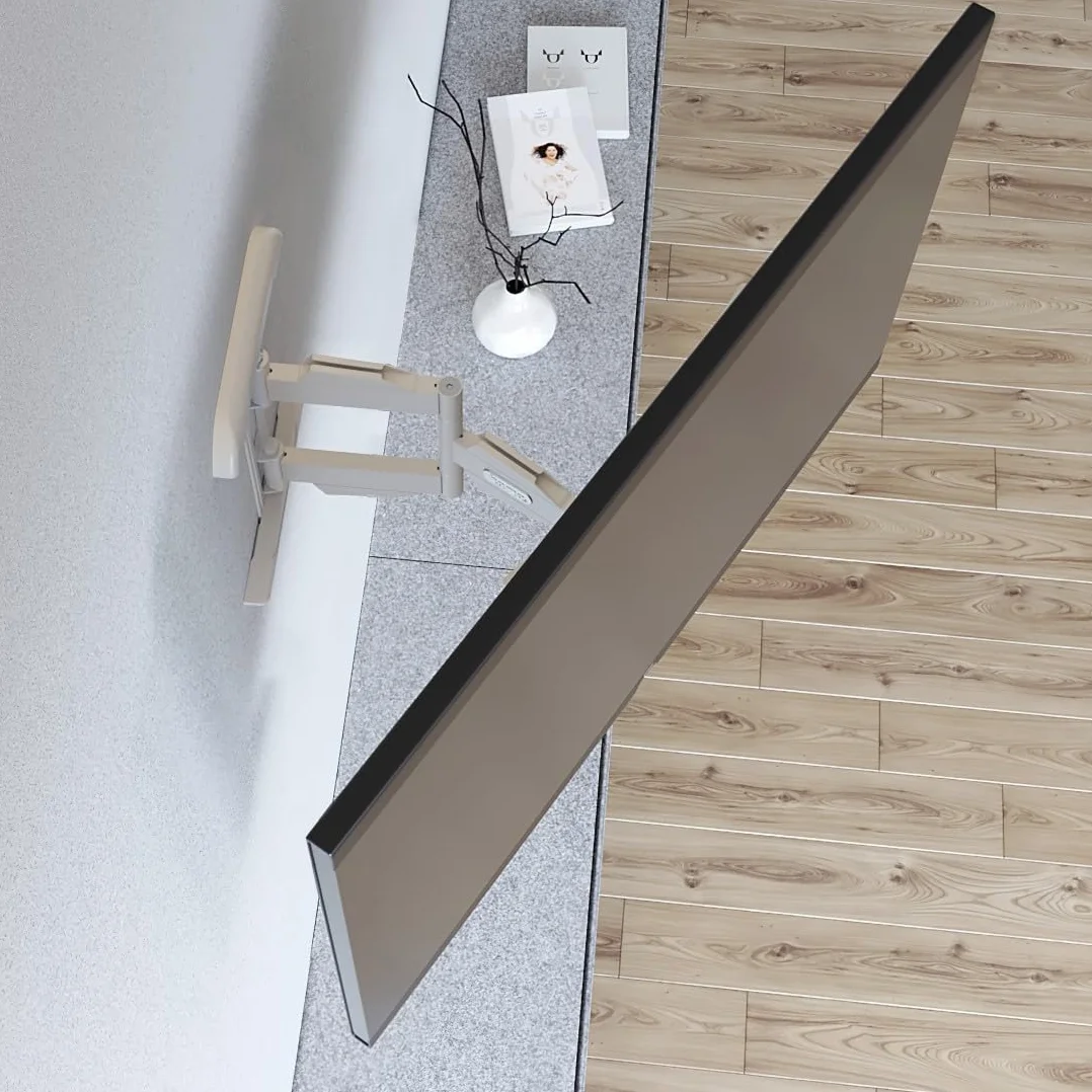Hama Uchwyt ścienny do telewizora (3 przeguby, 90",VESA 800x600, LCD/LED, do TV, na ścianie, obracany 120 stopni, pochyły, stalowy, maks. udźwig 75 kg, zawiasy ścienne) czarny