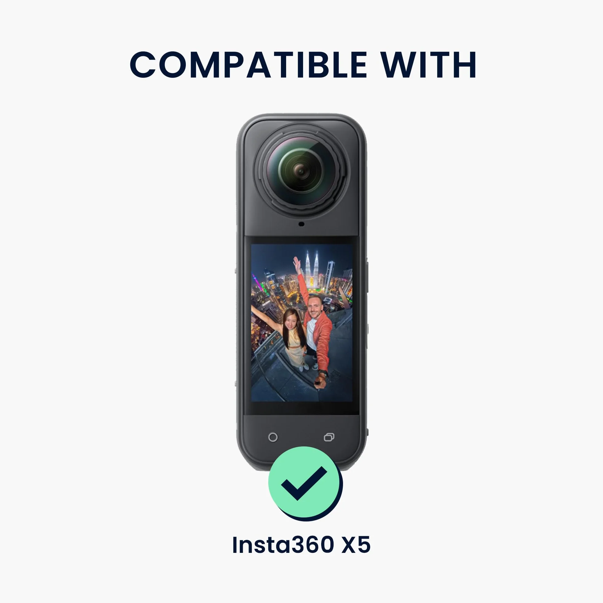 kwmobile Silikonowe etui kompatybilne z Insta360 X5 - etui ochronne na aparat - czarne
