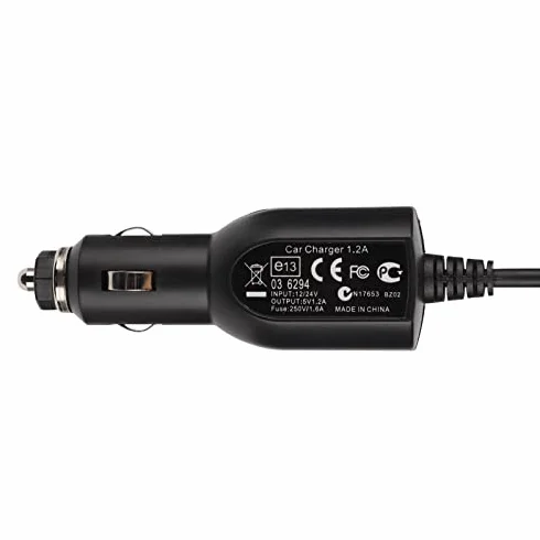 Nawigacja Gps do ładowarki Samochodowej Nawigacja Samochodowa Przewód ładowarki Pvc 5V 1.2A Zapalniczka Samochodowa ładowarka Samochodowa Plug and Play Zamiennik dla
