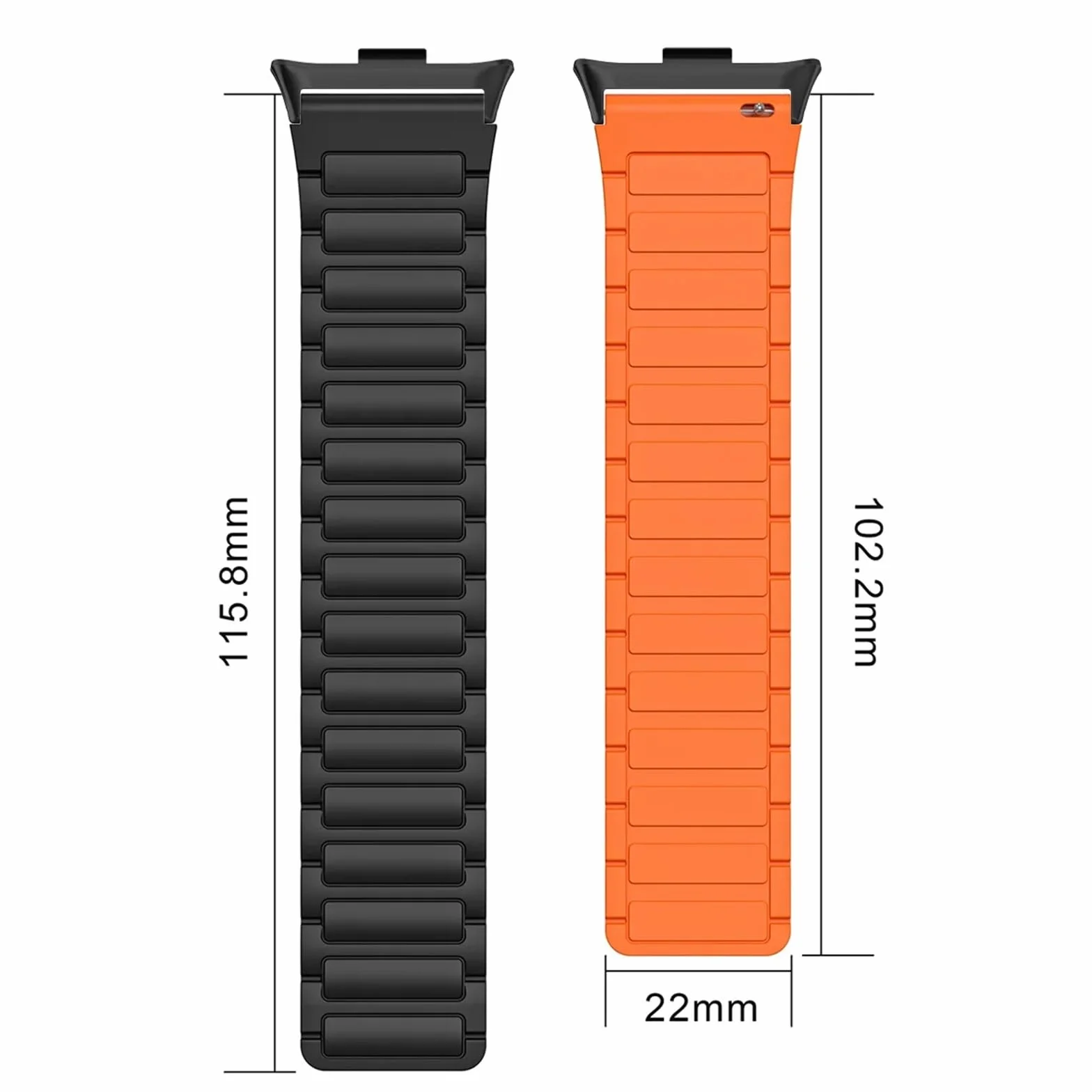 Silikonowy pasek na 8 pro inteligentną opaskę magnetyczną Bransoletę 4