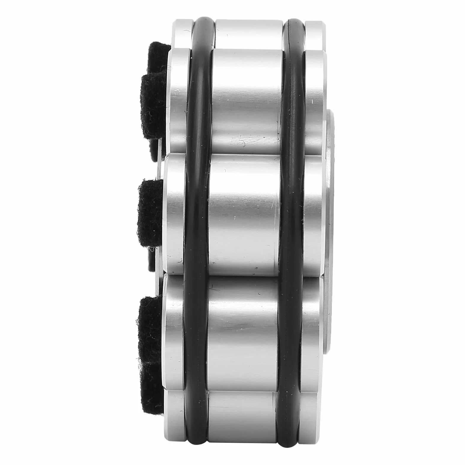 Stabilizator Płyty, Gramofon Zacisk Obciążnika Płyt Winylowych LP Stal Nierdzewna 304 Stabilizator Płyt Winylowych LP z Silikonowym Dnem, do Gramofonu LP Tłumienie Drgań