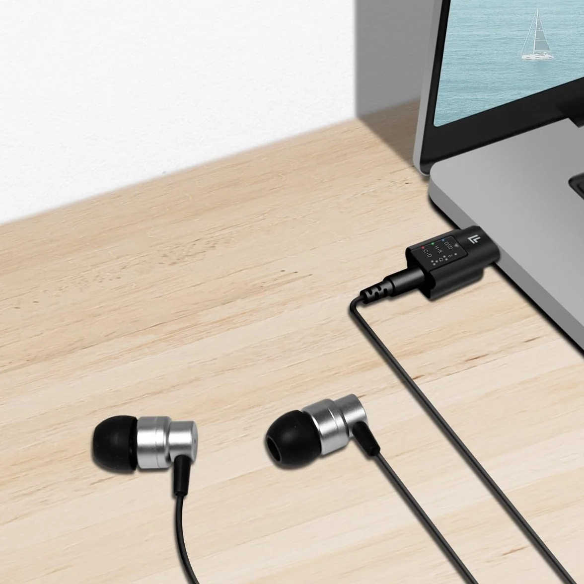 LogiLink UA0424 - DAC adapter audio do smartfonów/tabletów/notebooków, USB-C (wtyczka) do 3,5 mm (gniazdo), np. do podłączenia słuchawek z wtyczką 3,5 mm do telefonów komórkowych
