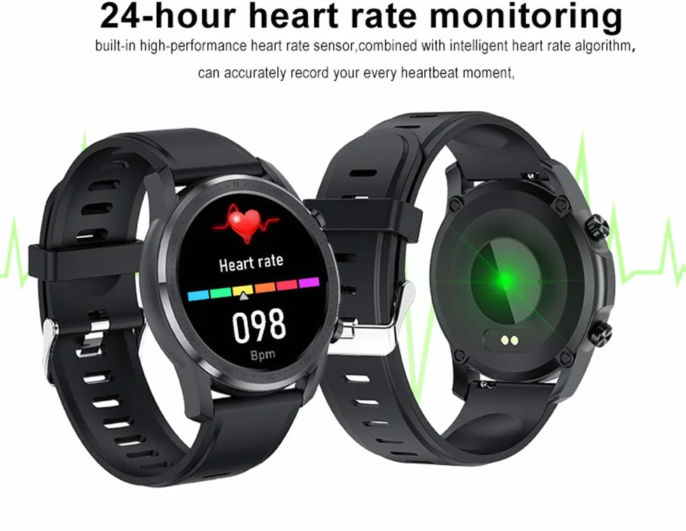 Inteligentny zegarek Bluetooth Tętno Fitness Tracker News Feed Inteligentny zegarek Mężczyźni i kobiety Multi-Sport Inteligentna bransoletka dla Androida iOS (A) little surprise