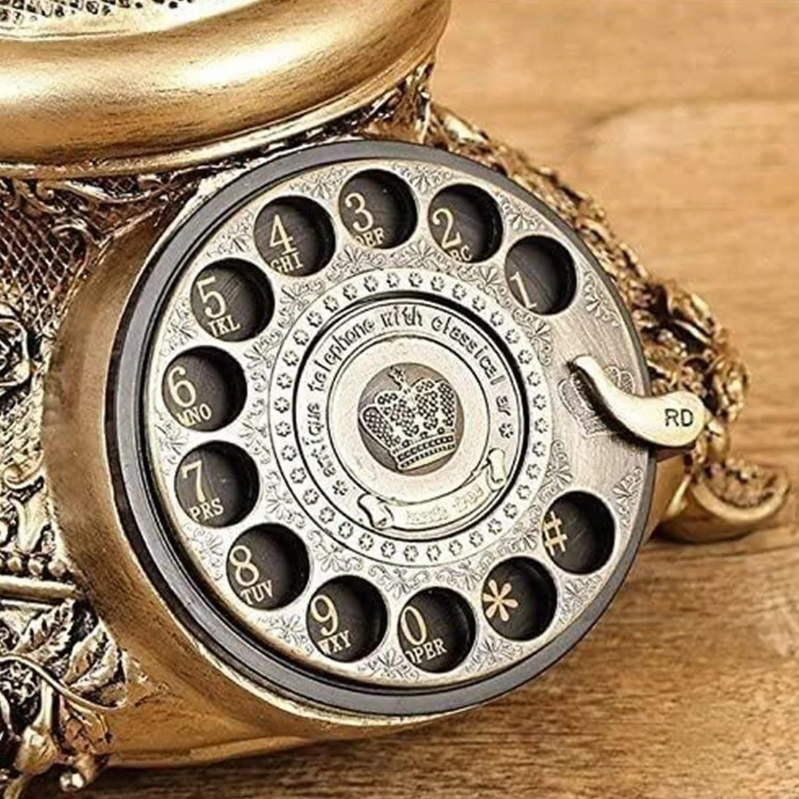 Telefon Telefon domowy Telefon obrotowy Klasyczny telefon Biurowy Imitacja Starożytne duszpasterskie telefony retro Telefony stacjonarne Telefon domowy