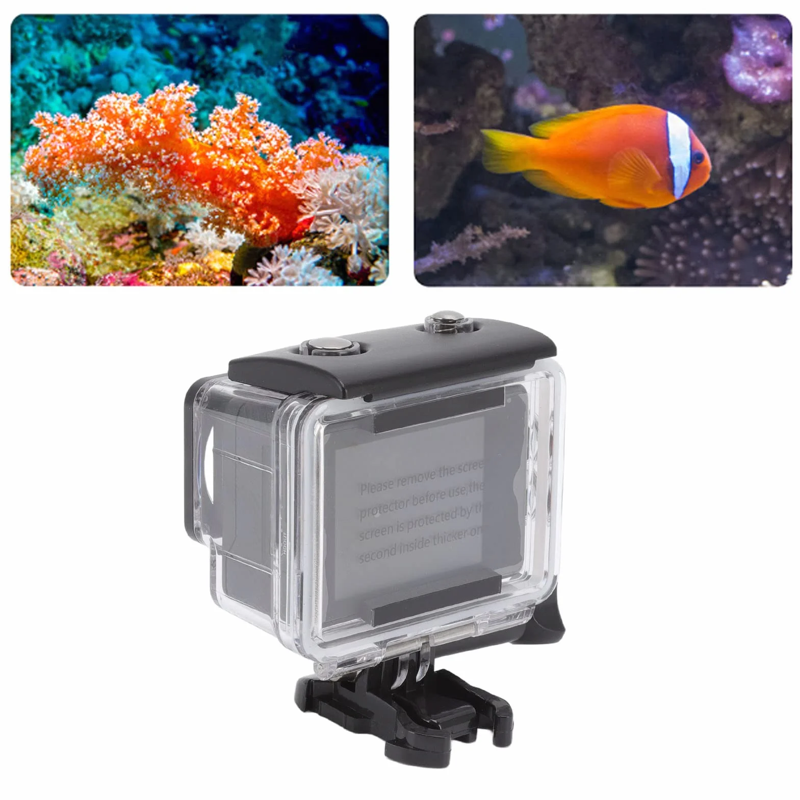Kamera Sportowa 4K 24M HD, Podwodna Wodoodporna Kamera Sportowa 98FT / 30M Wbudowany Pilot WiFi i Interfejs HDMI, Kamera do Nurkowania ze Stałymi Akcesoriami EIS, do Jazdy na Rowerze, Pływania, Nurkow
