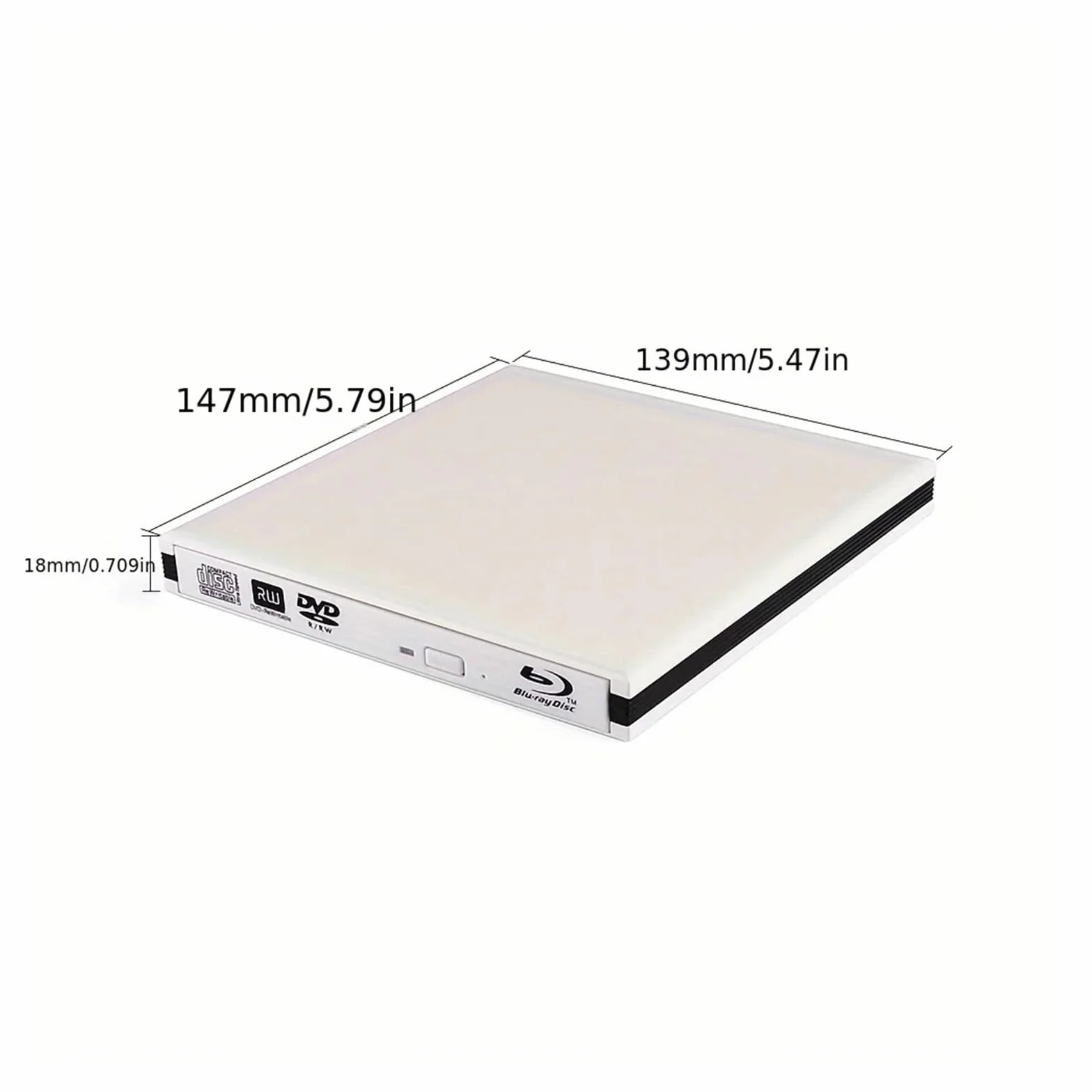 Odtwarzacz DVD, Nagrywarka Blu-Ray USB 3.0 CD DVD Zewnętrzny napęd Blu-ray Czytnik(Nero)