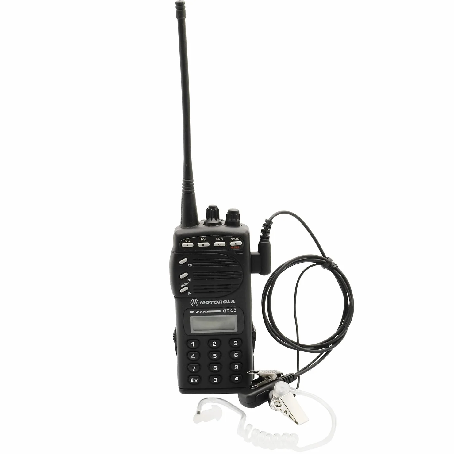 Słuchawki Walkie Talkie z mikrofonem 2-pinowy zestaw słuchawkowy z rurką akustyczną kompatybilny z Motorola CLS1410 CLS1110 BRP40 CP200 CP200D CP185 DTR650 RDU2020 RDU4100 RDU4160D RDU2080D RMU2040